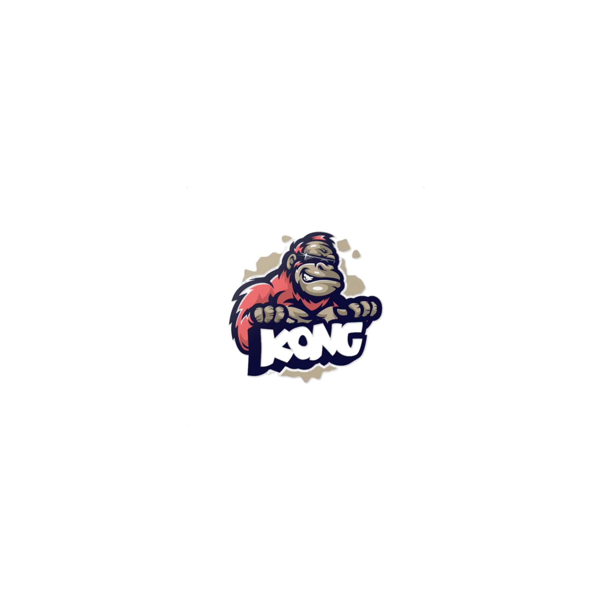 Kong Mascot Die Cut Stickers Dtf - Image 9