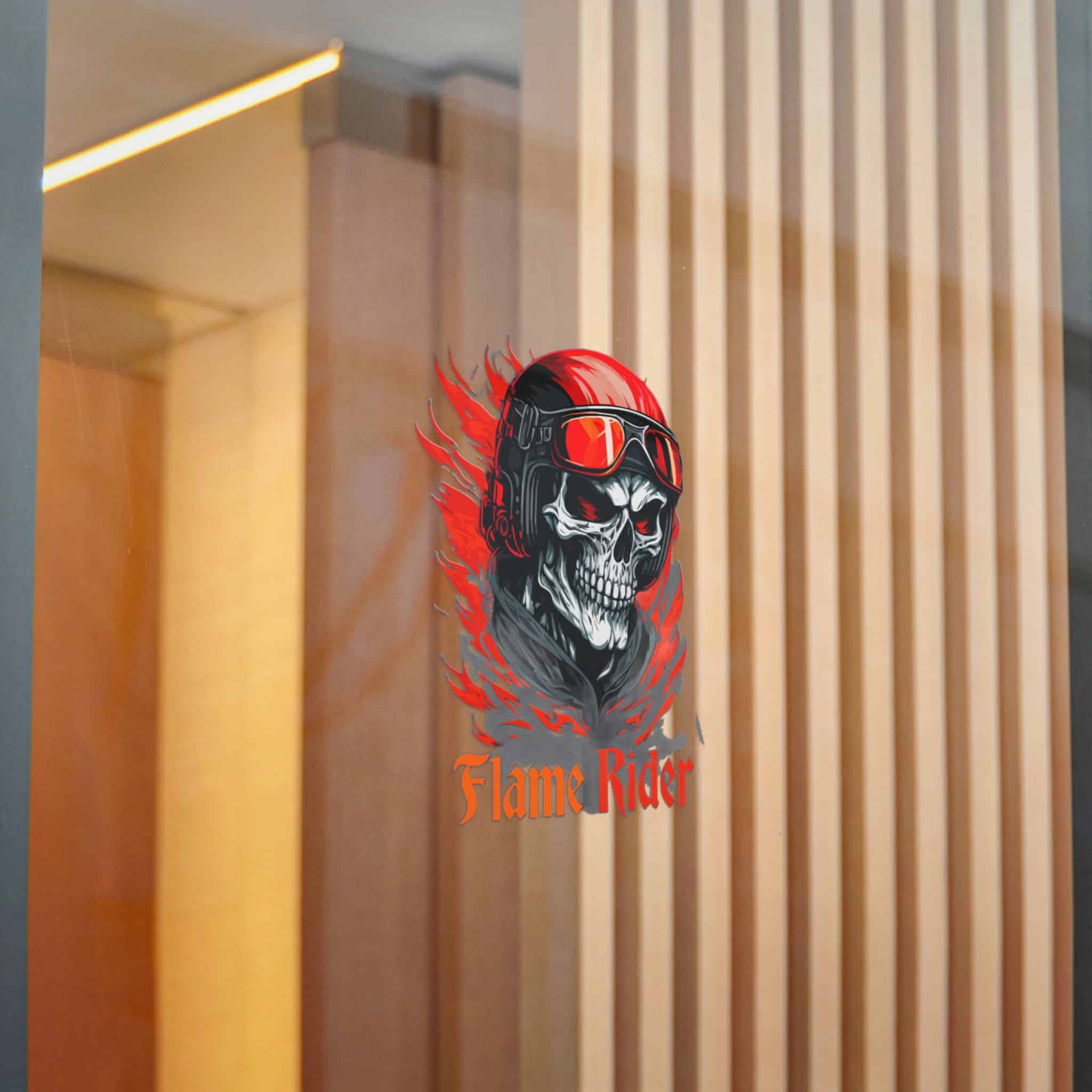 Flame Rider Die Cut Stickers Dtf - Image 22
