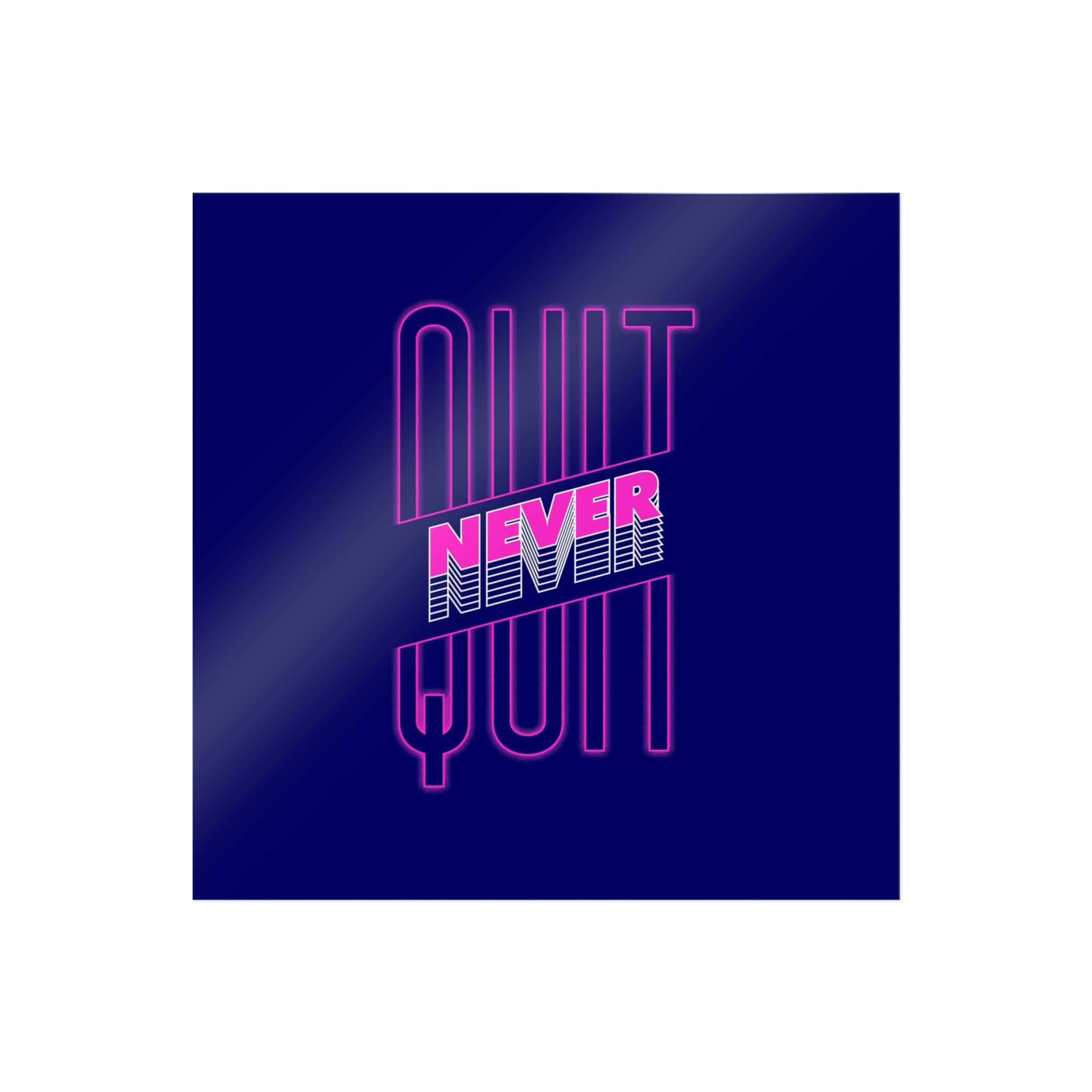 Never Quite Slogan Simple Vintage Fashion Die Cut Stickers Dtf - Image 13