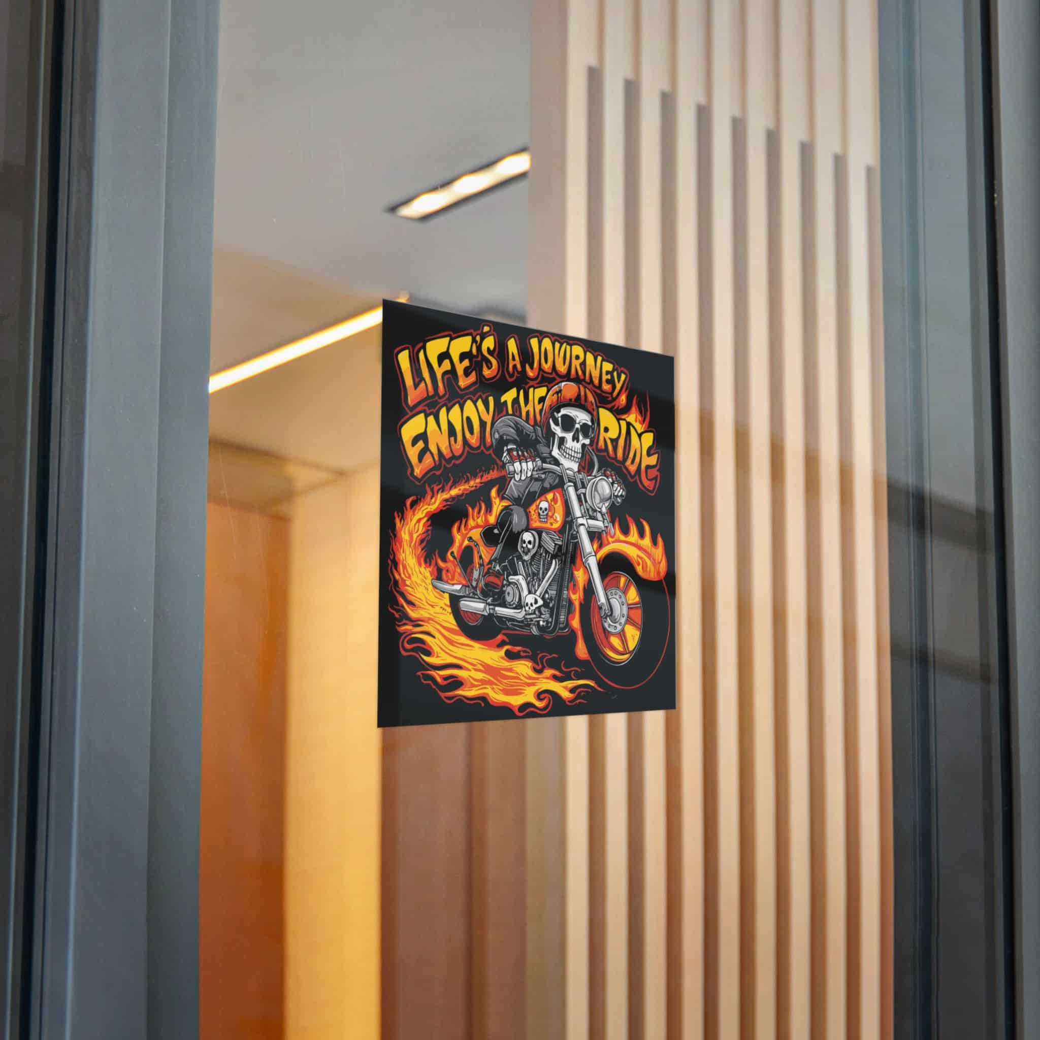 Life's A Journey Enjoy the Ride Die Cut Stickers Dtf - Image 26