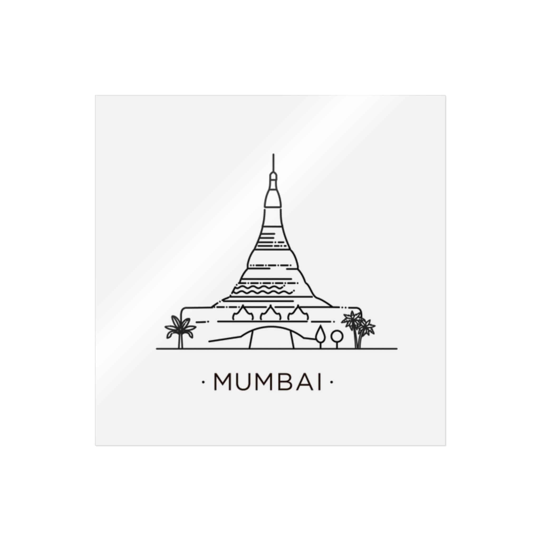 Mumbai Die Cut Stickers Dtf