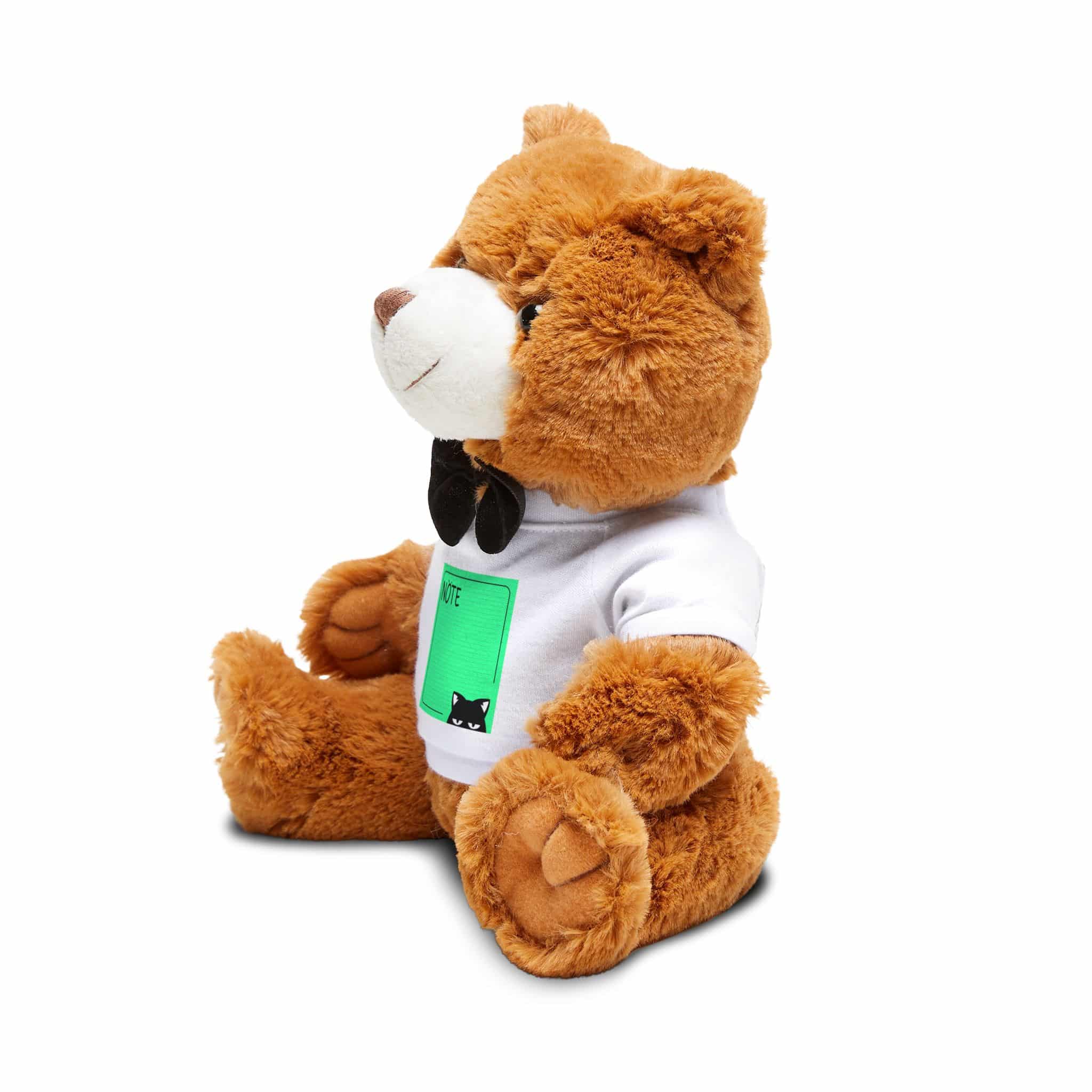 Green Note List With Black Cat Green Cat Note Template Stylish Green Notebook With Black Cat Teddy Bear With T Shirt - Image 3