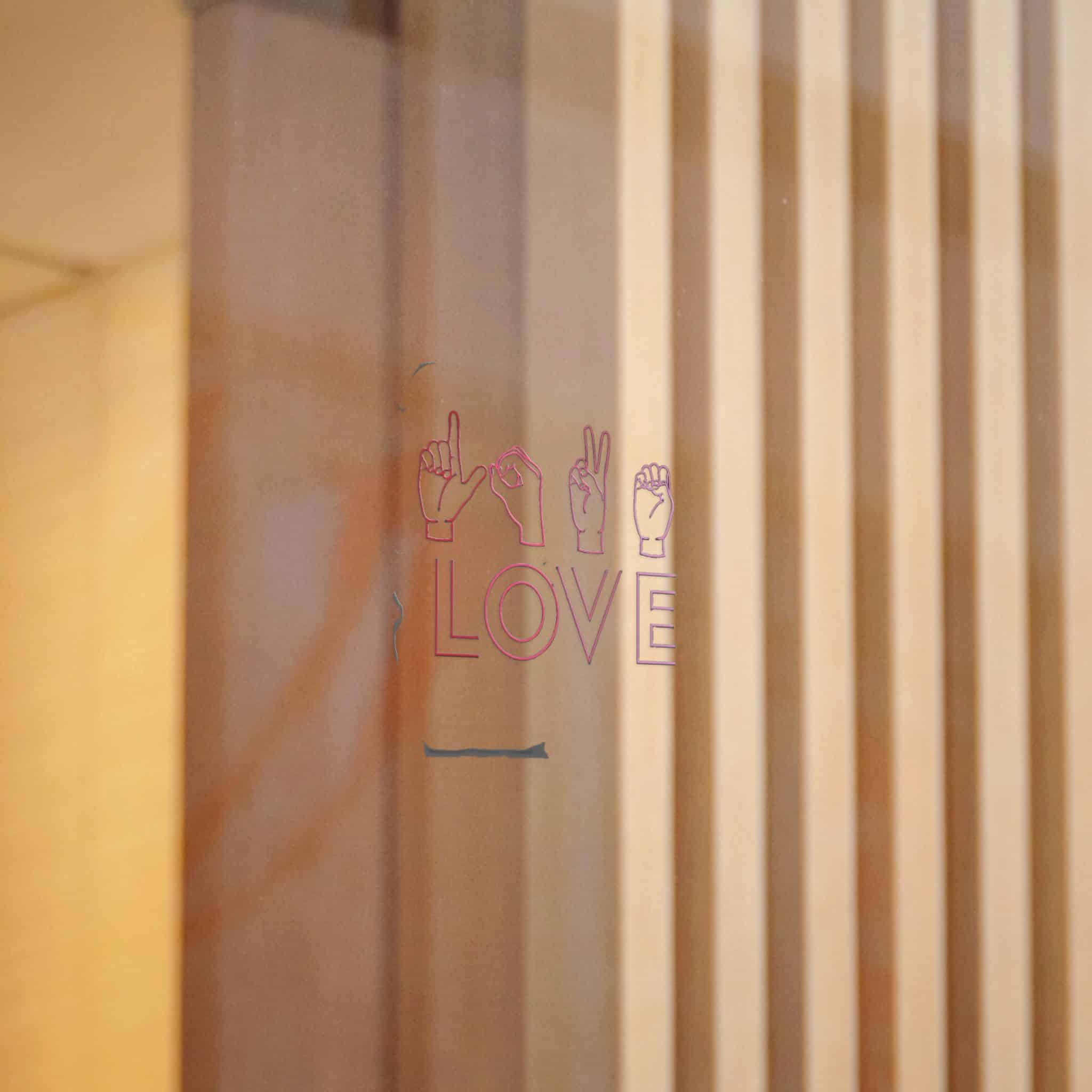 Love Sign Language Die Cut Stickers Dtf - Image 4