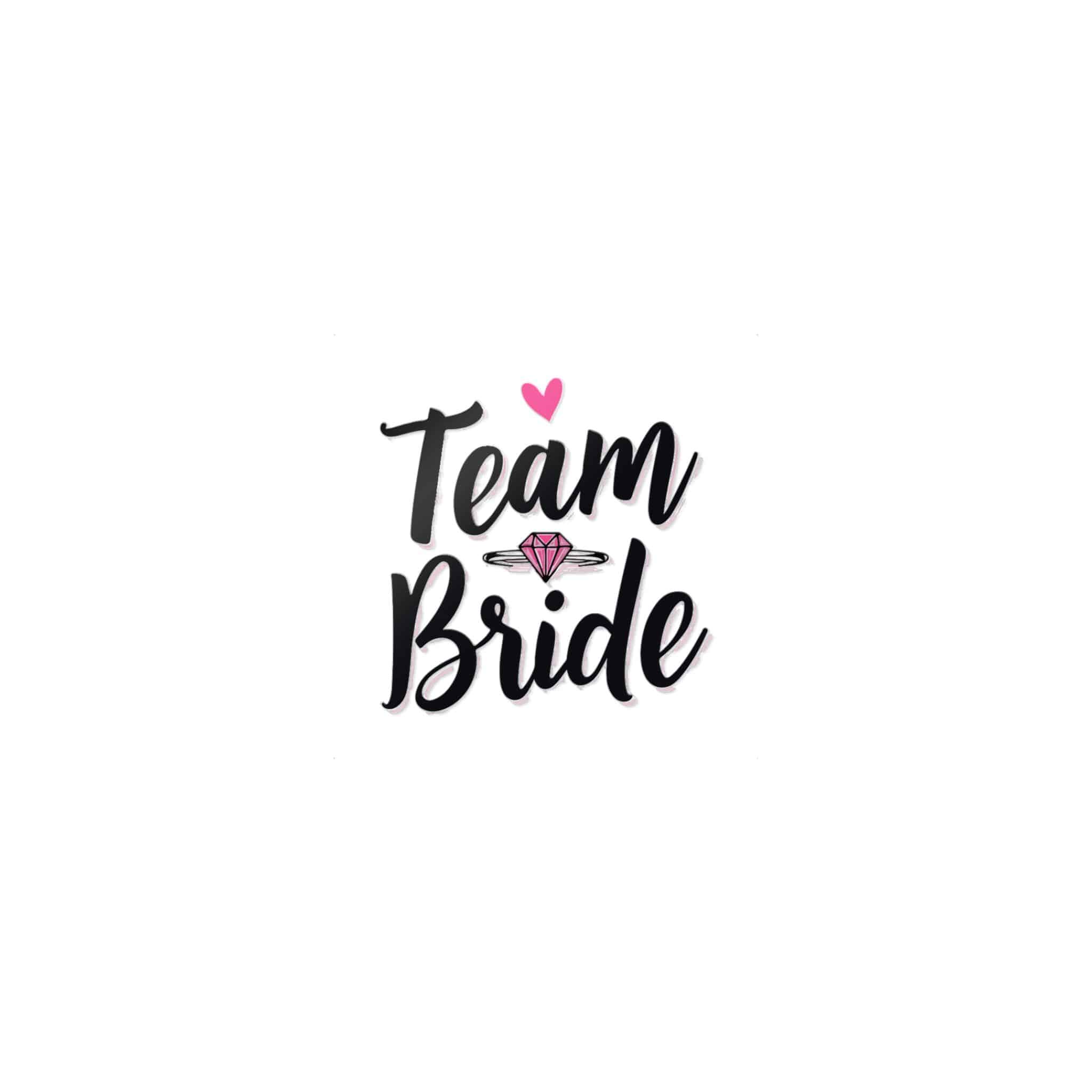 Team Bride Die Cut Stickers Dtf - Image 9