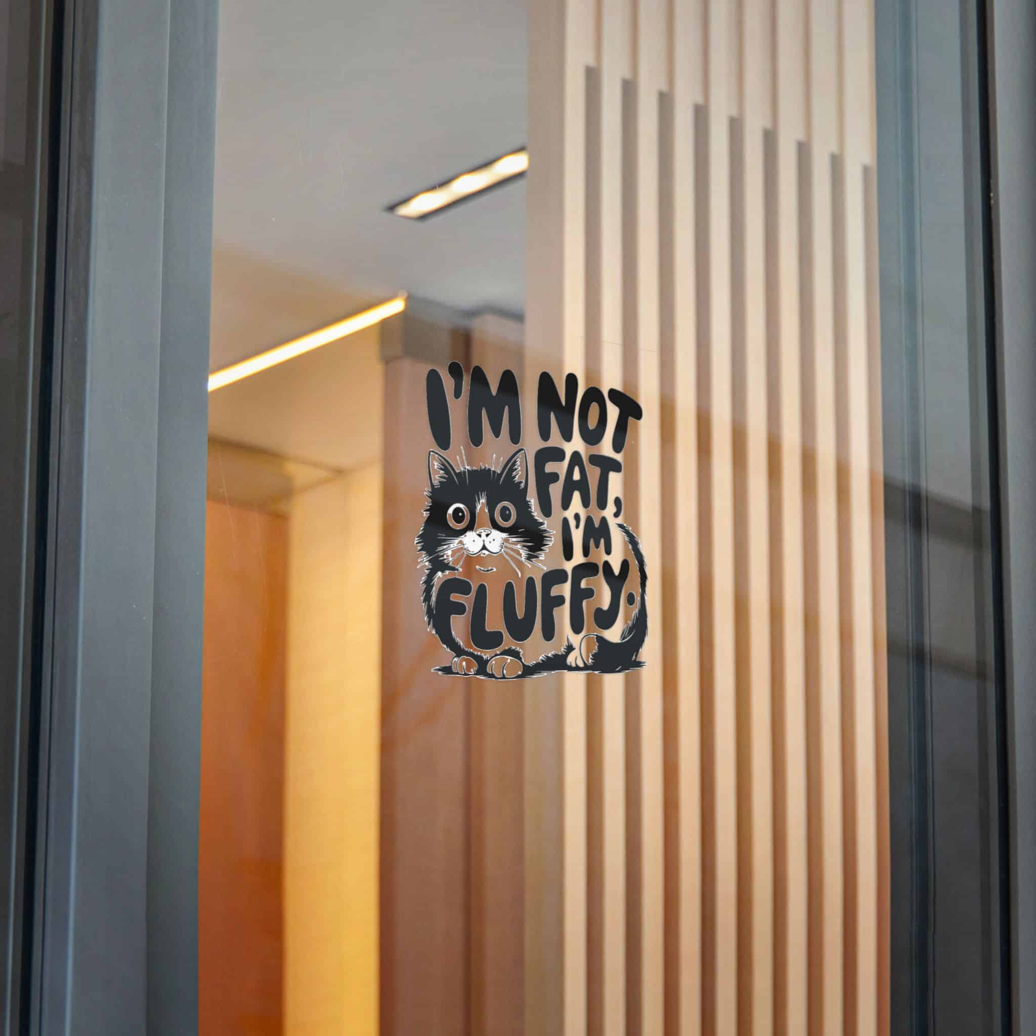 I'm Not Fat I'm Fluffy Die Cut Stickers Dtf - Image 26
