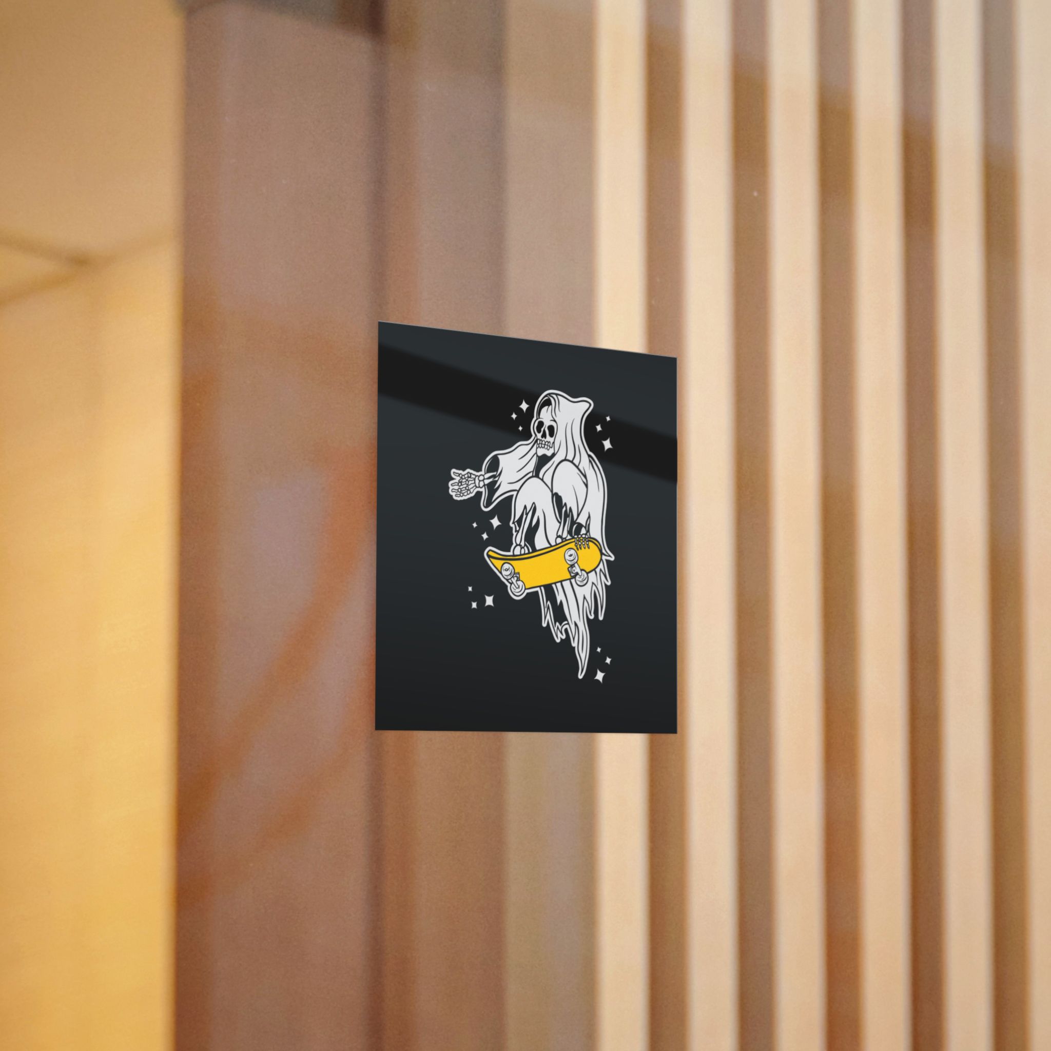 Death Skate Die Cut Stickers Dtf - Image 4
