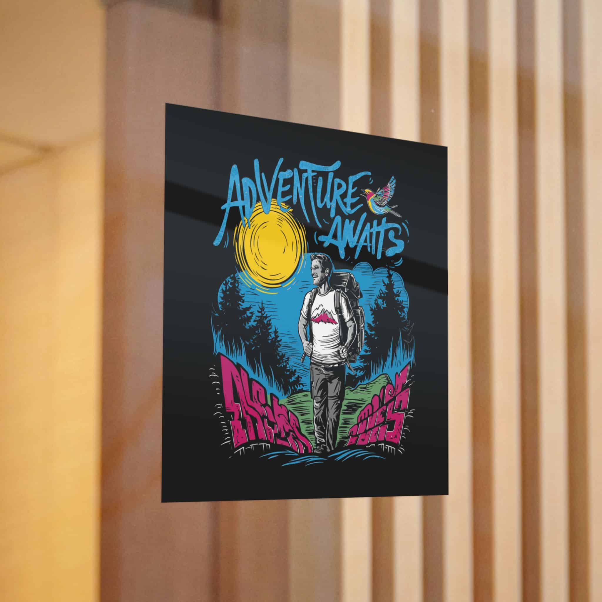Adventure Awaits Die Cut Stickers Dtf - Image 12