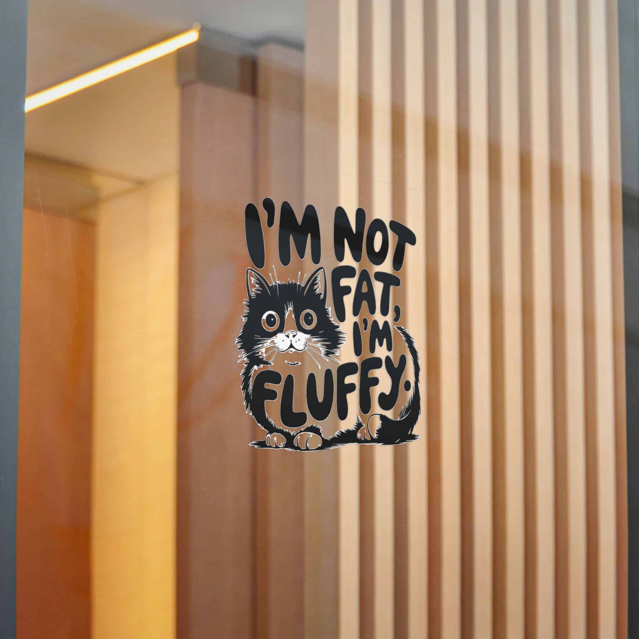 I'm Not Fat I'm Fluffy Die Cut Stickers Dtf - Image 20