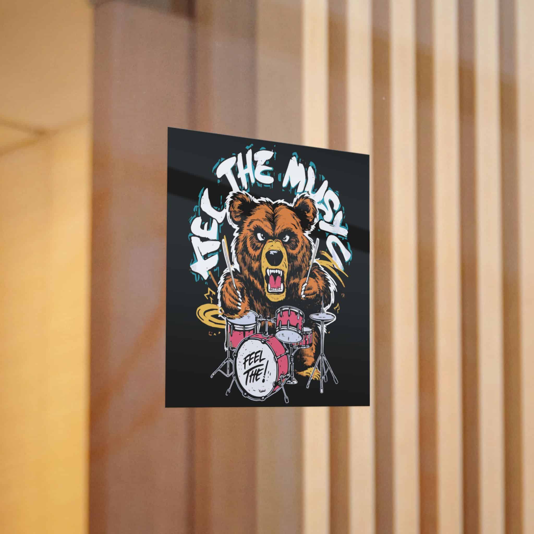 Feel the Music Copia Die Cut Stickers Dtf - Image 6