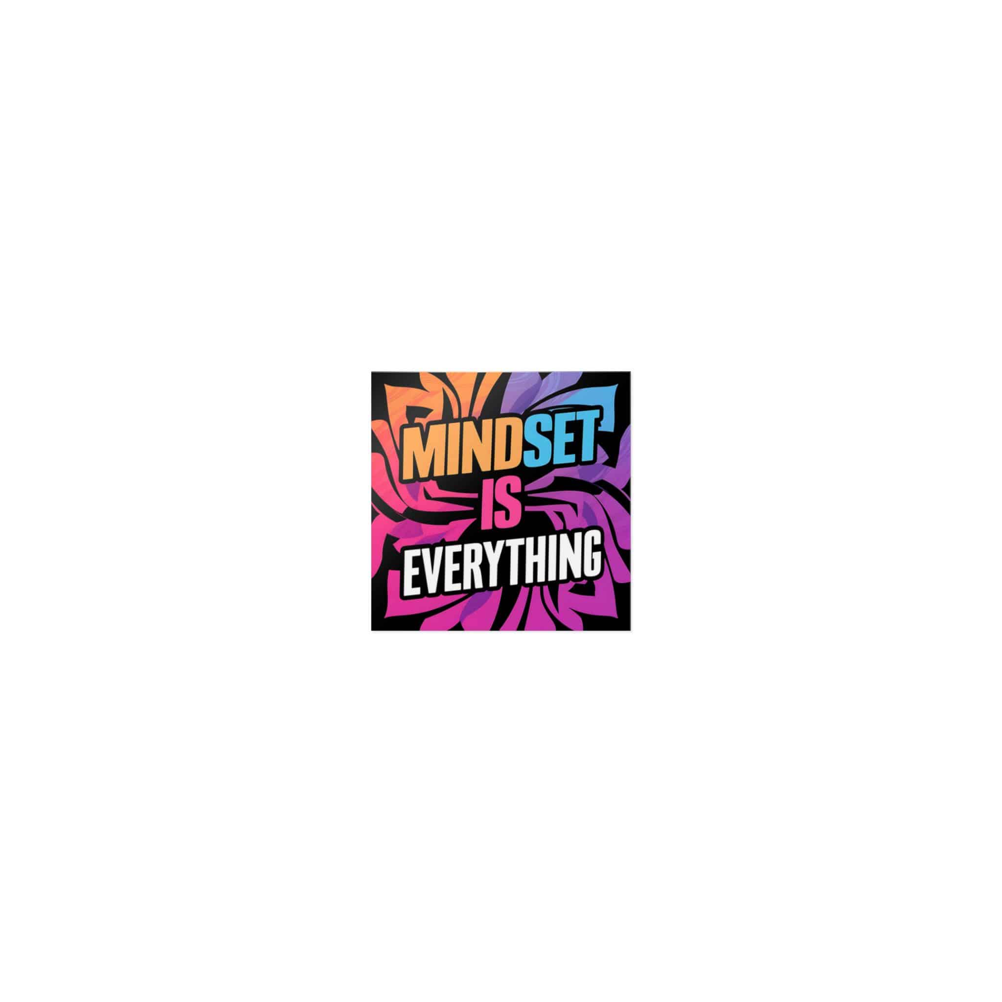 Mindset Is Everything 3 Die Cut Stickers Dtf - Image 7