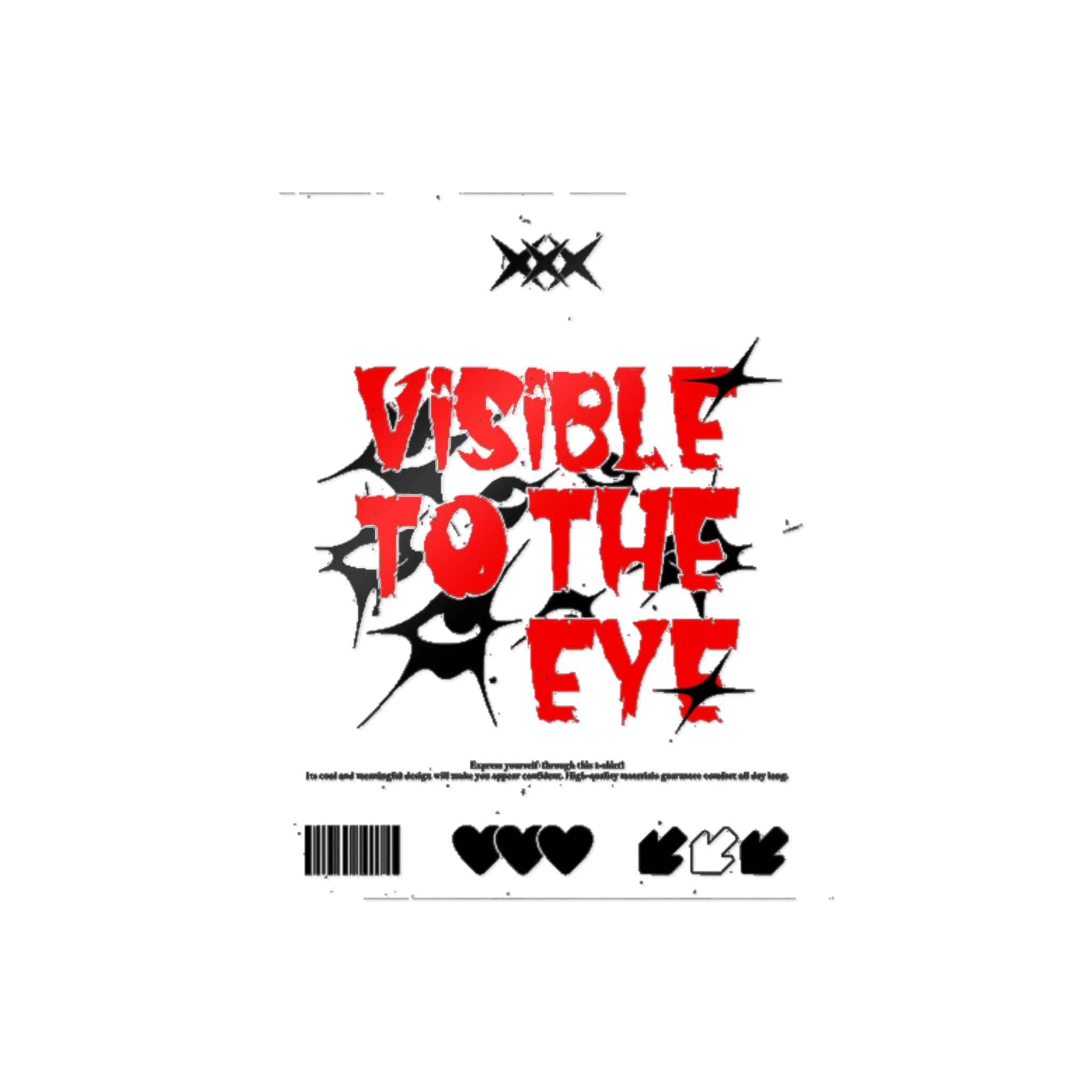 Visible Eye Die Cut Stickers Dtf