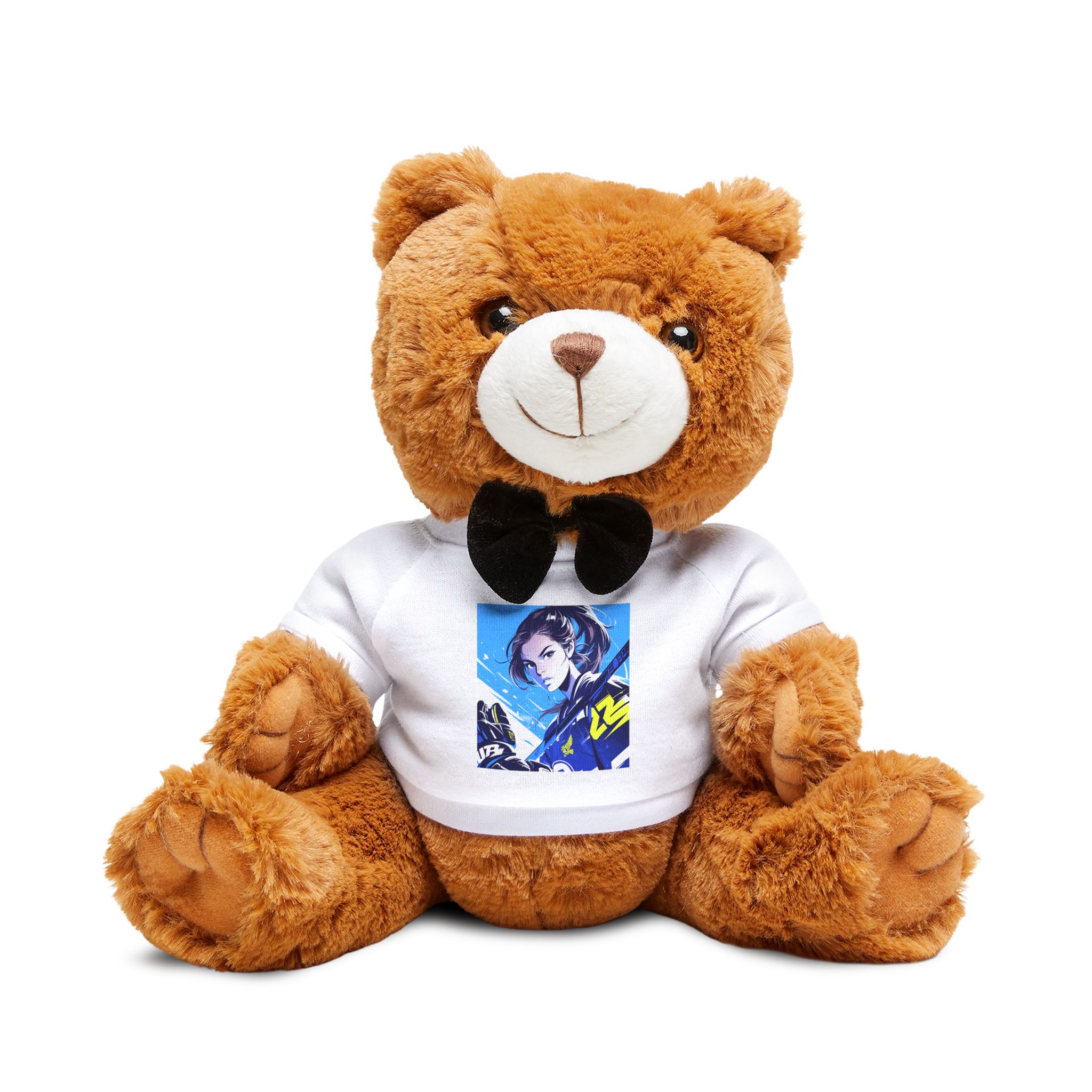 Finish Women Ice Hockey Teddy Bear With T Shirt