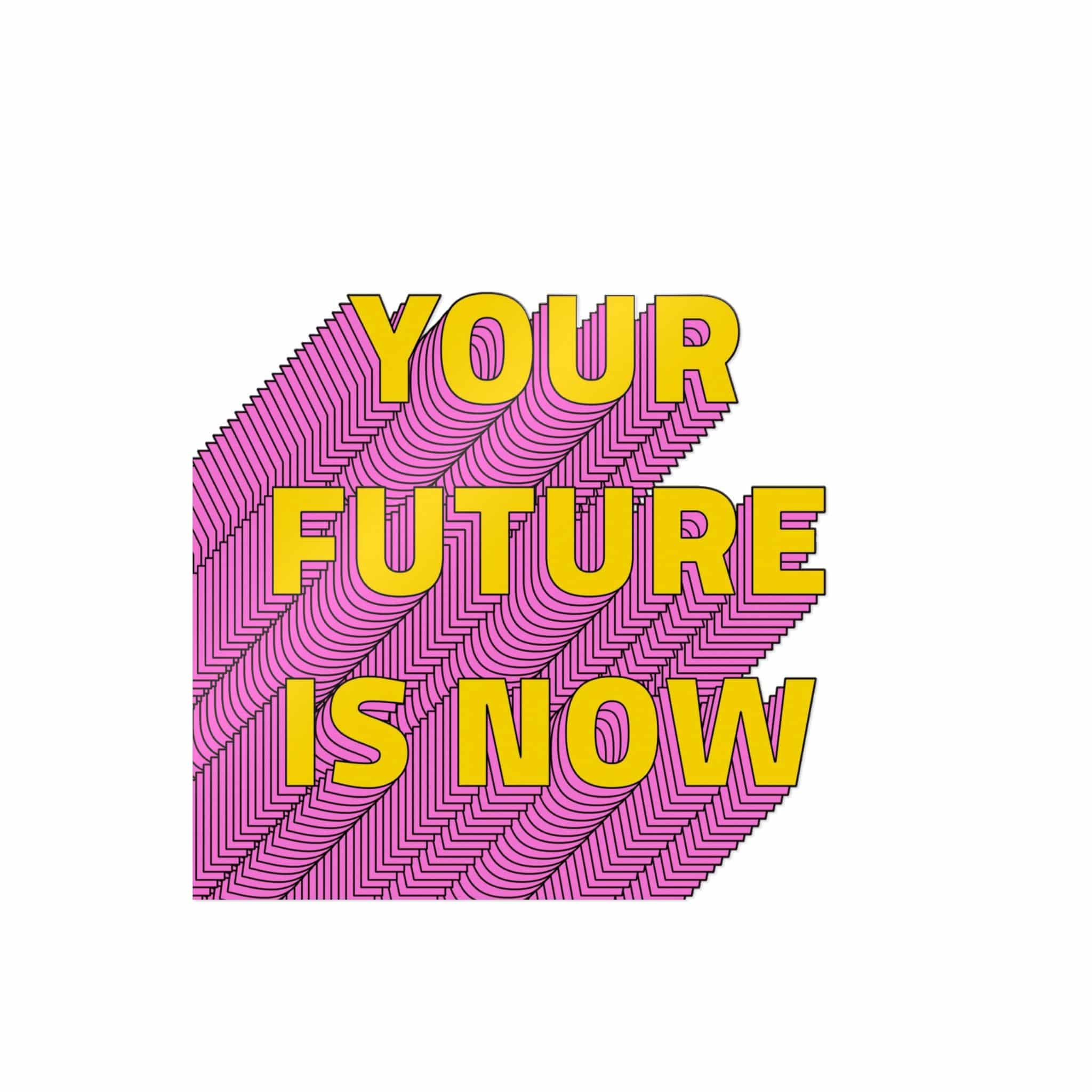Your Future Is Now Layered Text Png Typography Retro Word Die Cut Stickers Dtf - Image 21