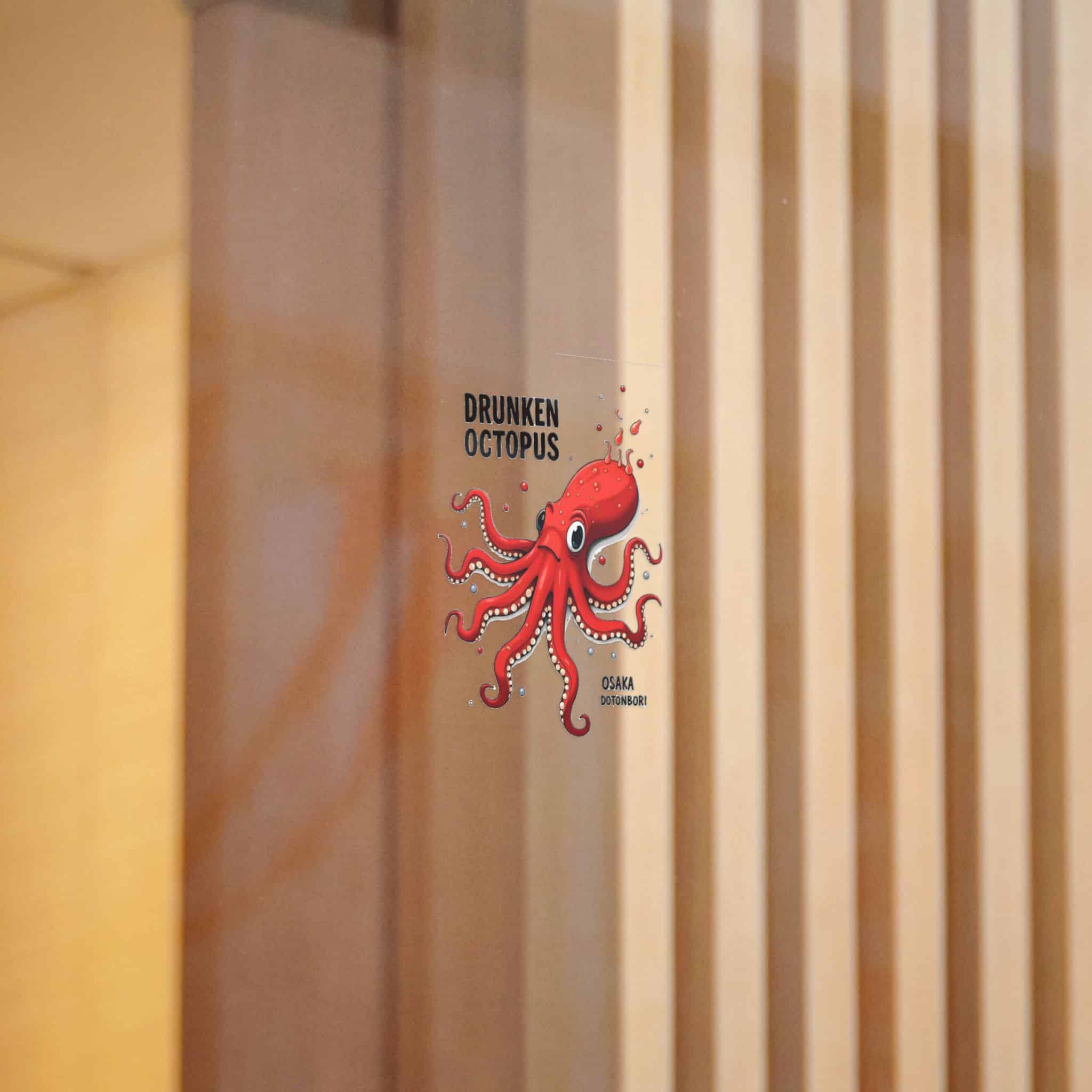 Osaka Drunken Octopus 1 Die Cut Stickers Dtf - Image 4