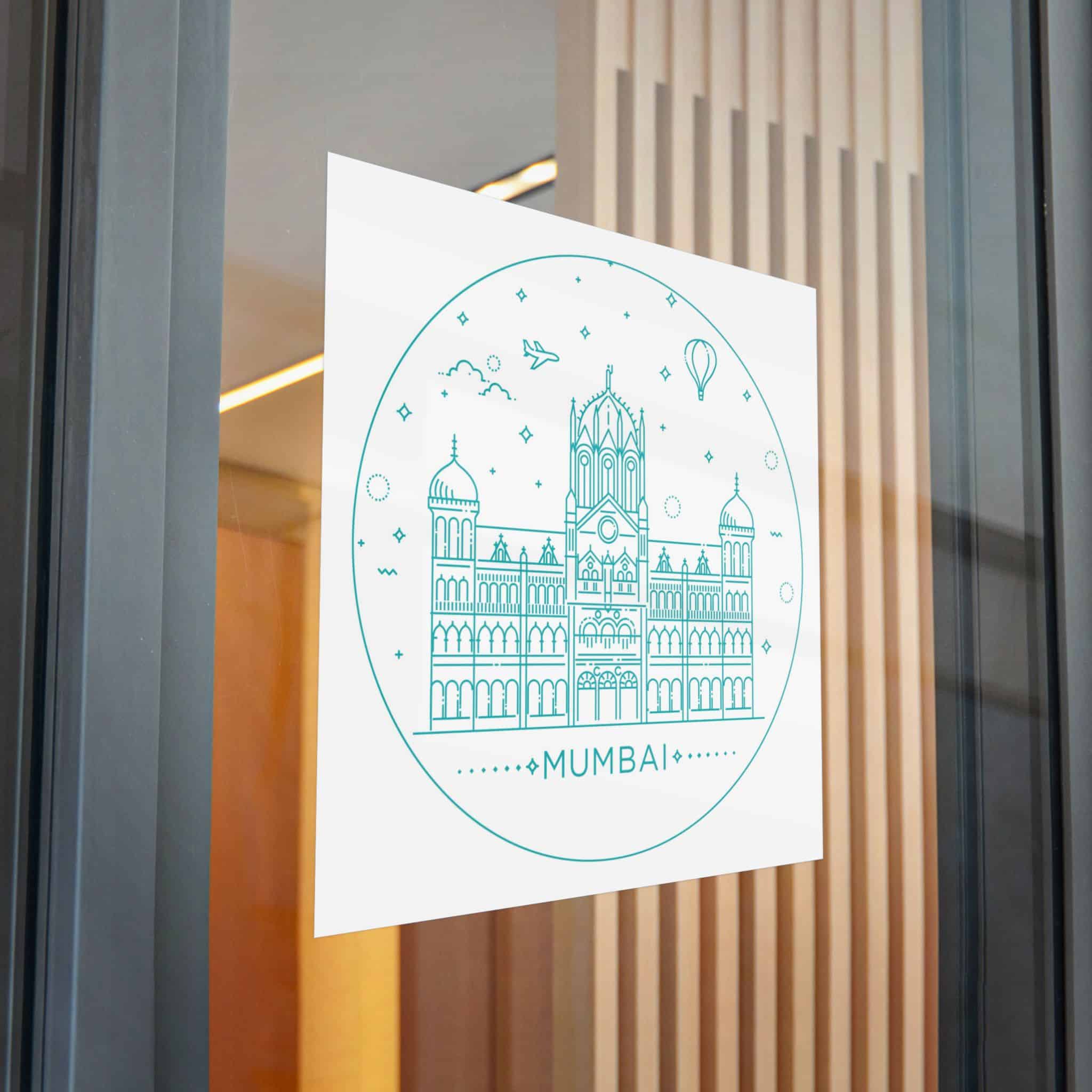 Mumbai Chhatrapati Die Cut Stickers Dtf - Image 32