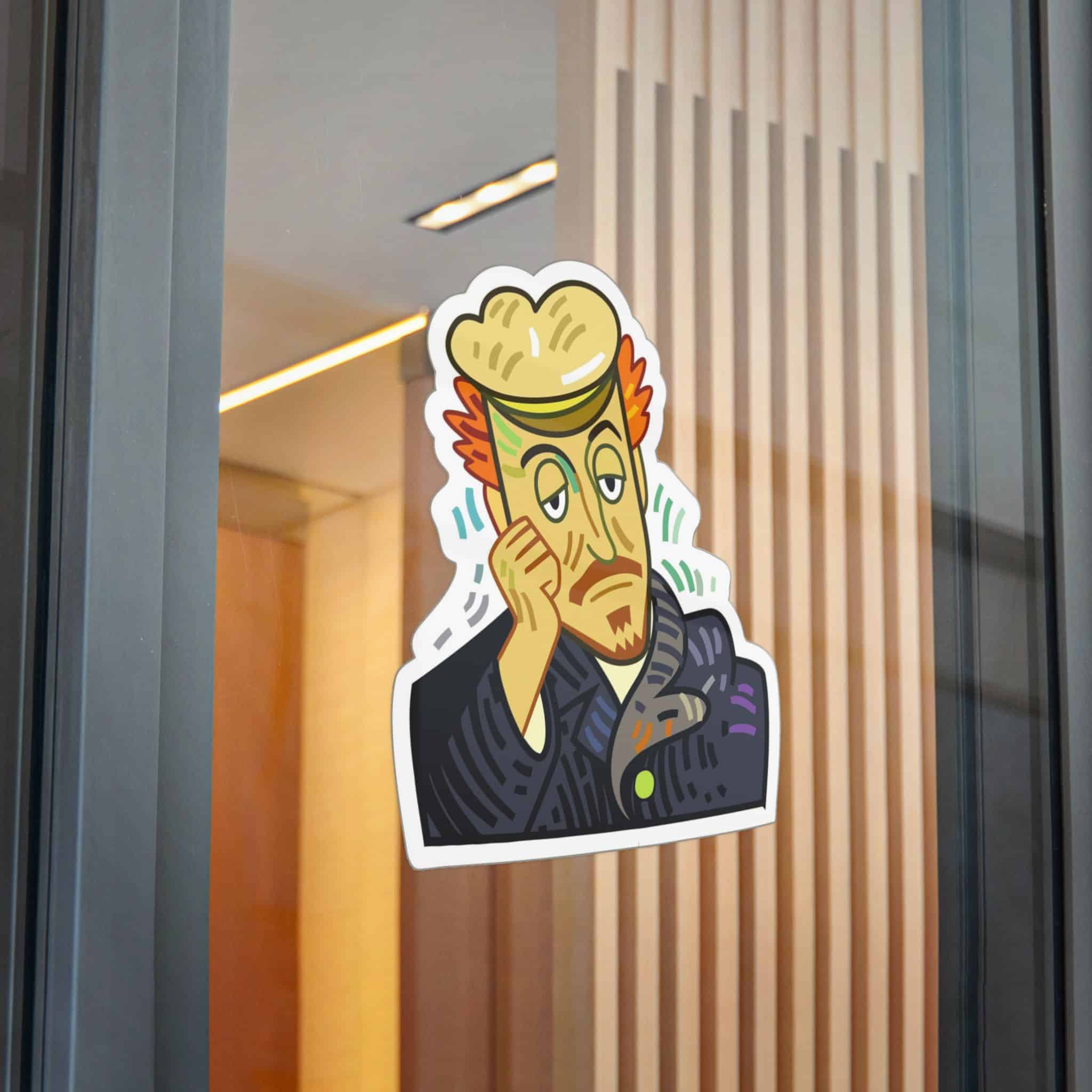 Weary Artist Portrait Die Cut Stickers Dtf - Image 32