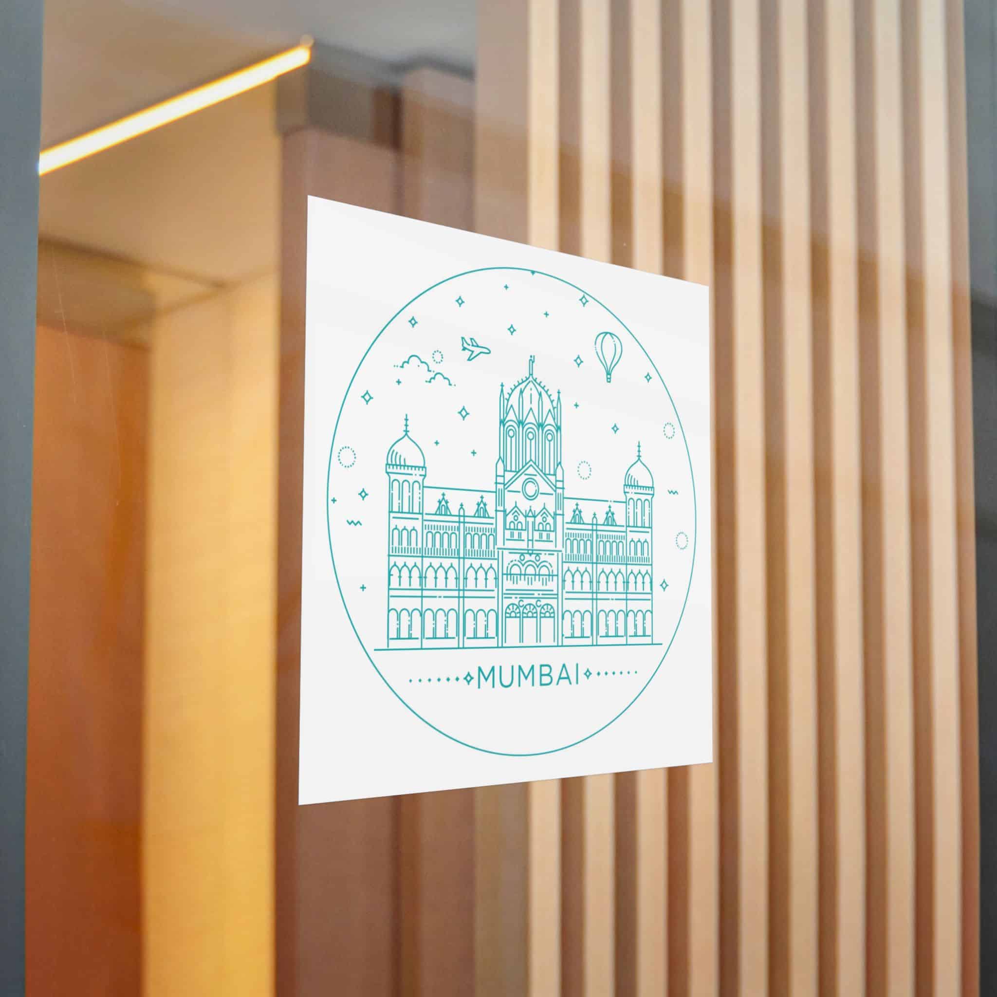Mumbai Chhatrapati Die Cut Stickers Dtf - Image 22