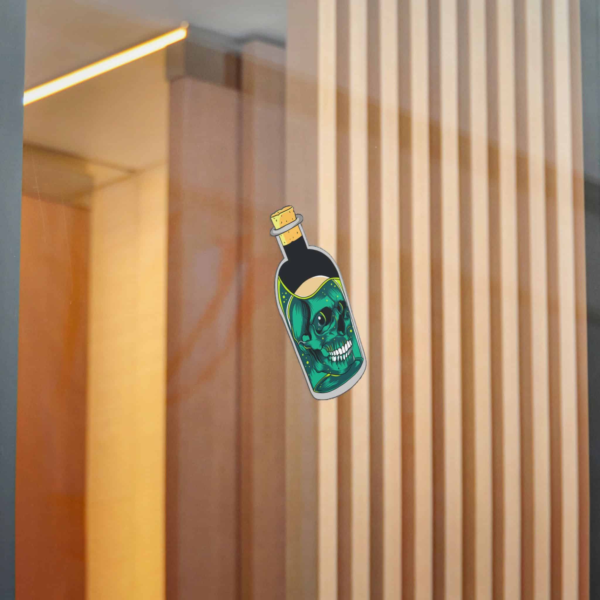 The Skull In the Bottle Contains A Chemical Liquid Design Die Cut Stickers Dtf - Image 22