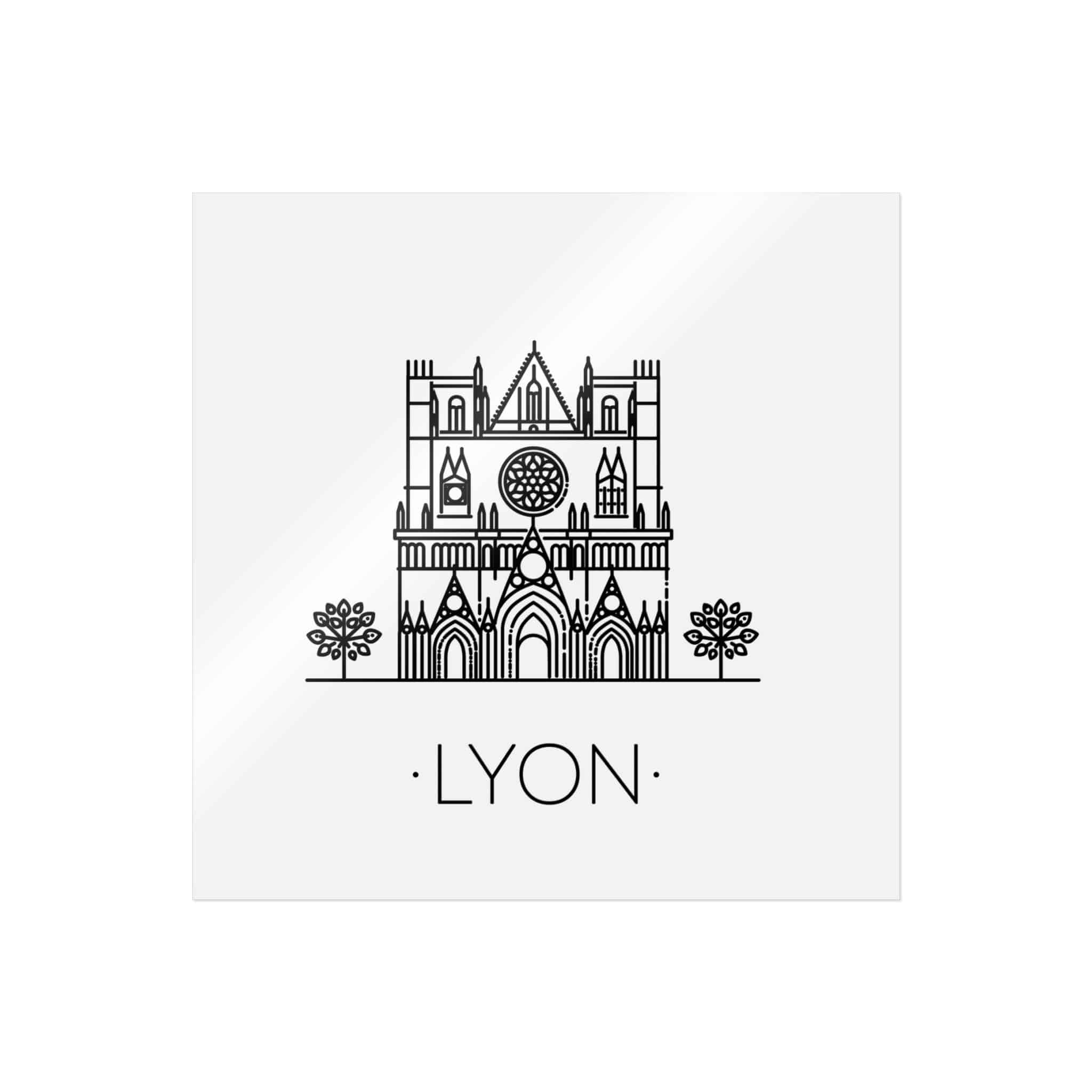Lyon Die Cut Stickers Dtf - Image 13