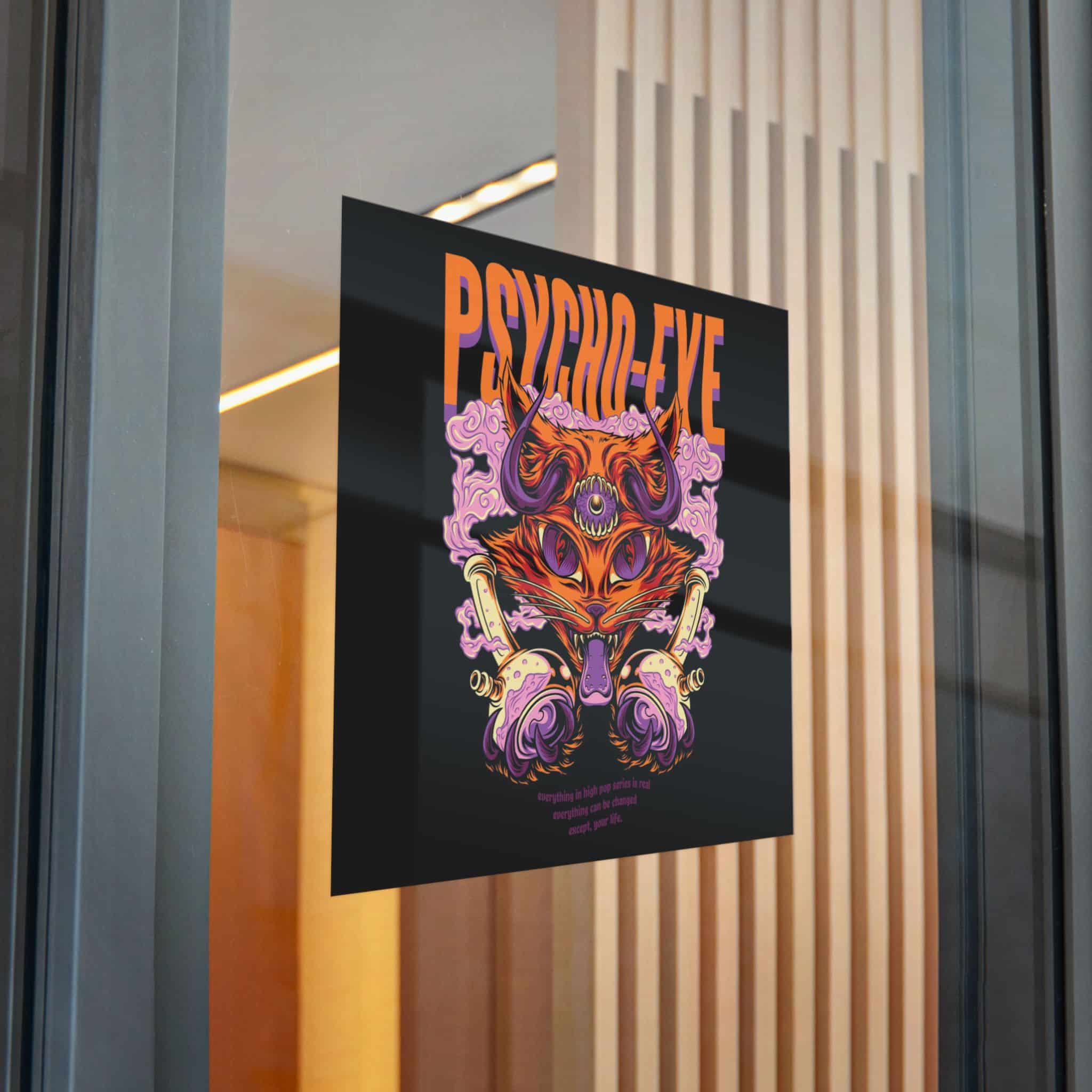 Psycho Eye Die Cut Stickers Dtf - Image 30