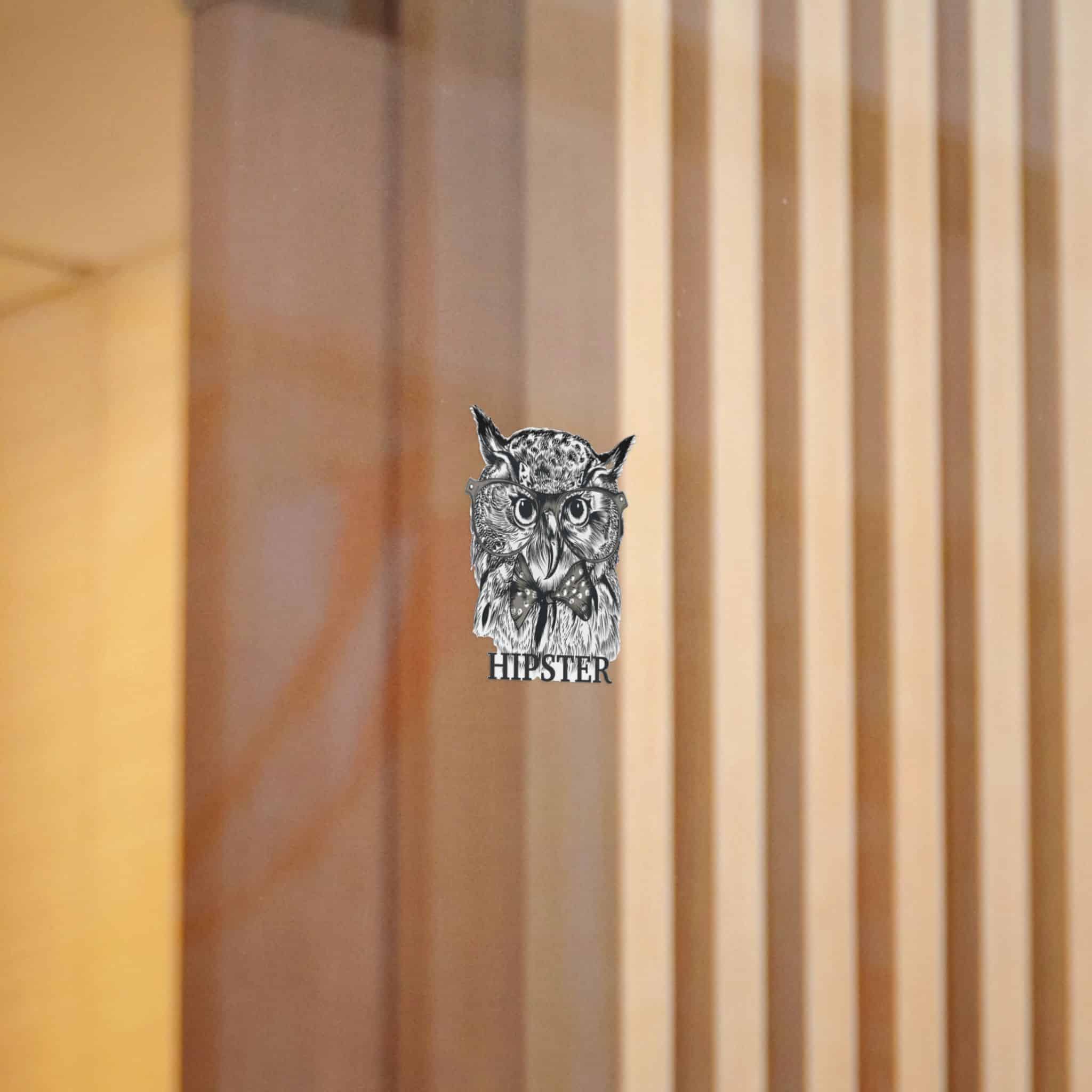 Hipster 1 Die Cut Stickers Dtf - Image 2