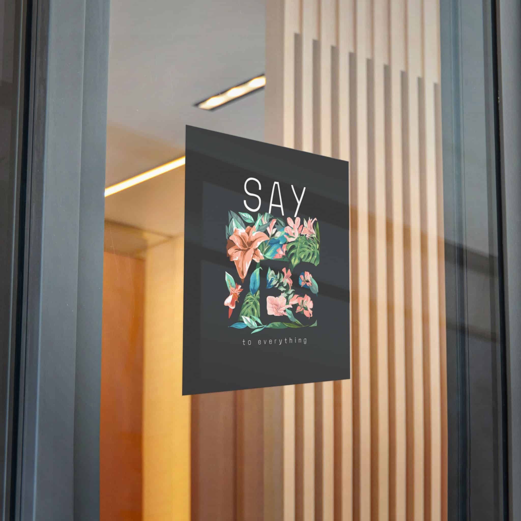Say Yes Die Cut Stickers Dtf - Image 28