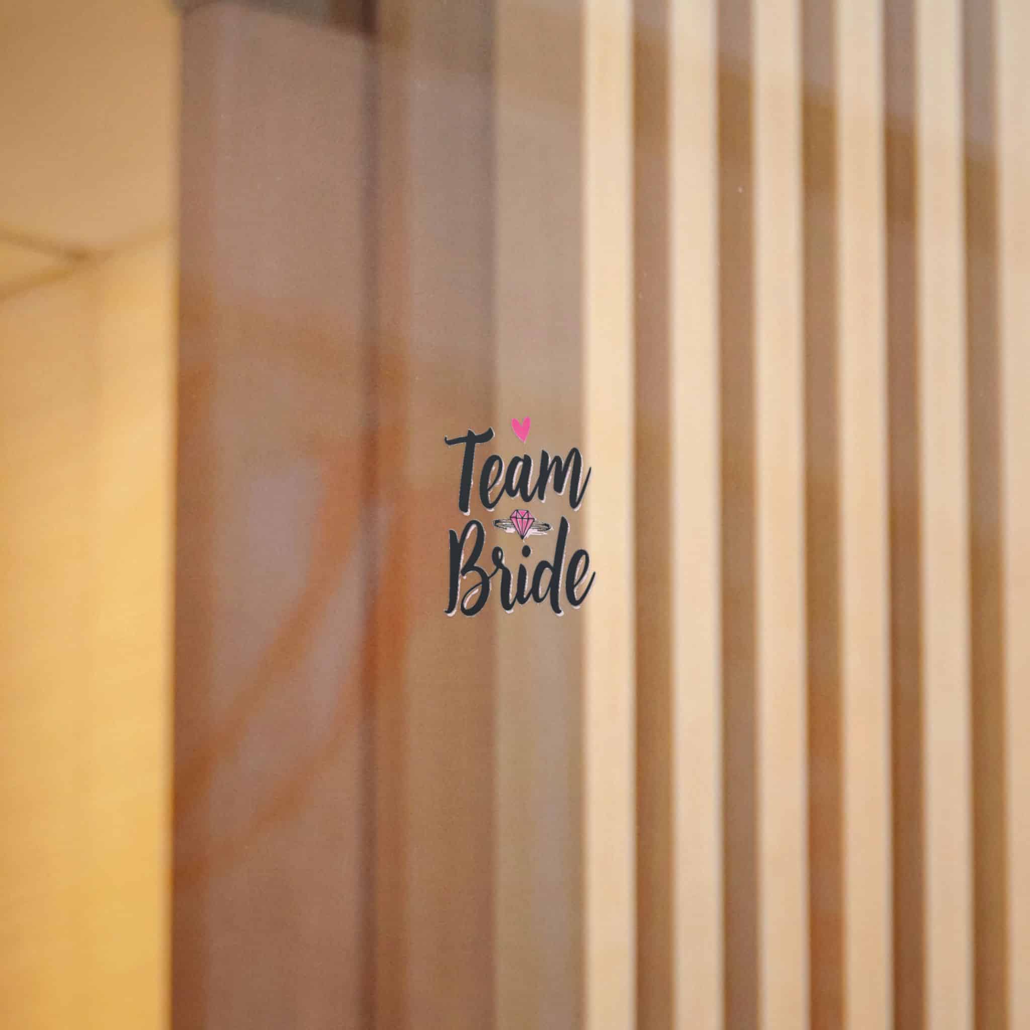 Team Bride Die Cut Stickers Dtf - Image 2