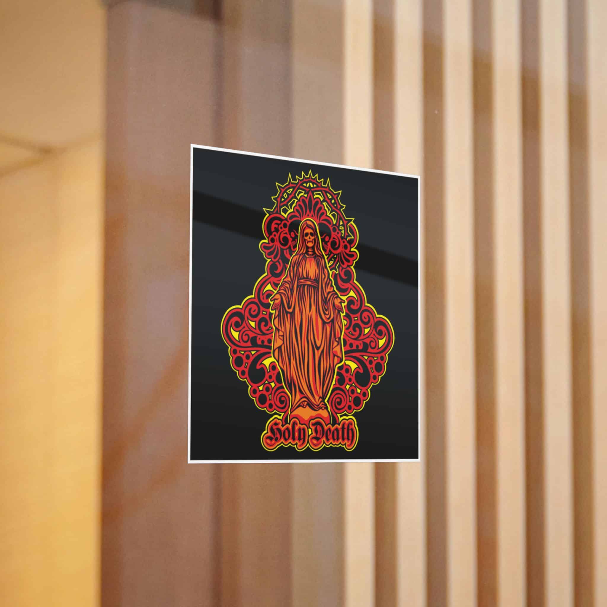 Santa Muerte 31 Die Cut Stickers Dtf - Image 6