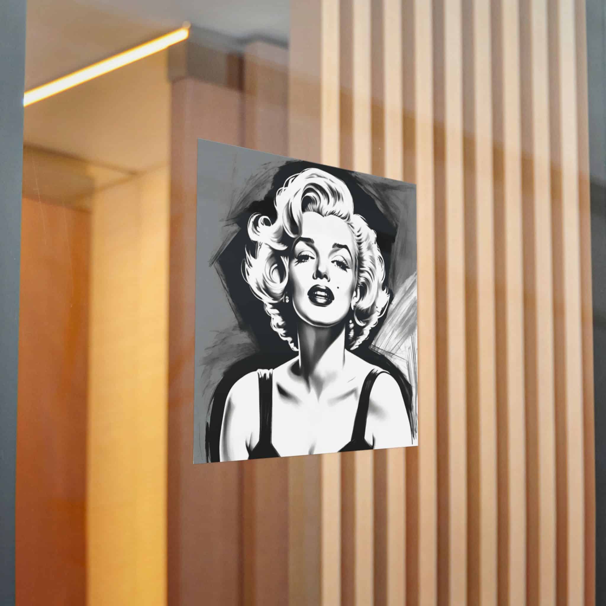 Marilyn Monroe Drawing Die Cut Stickers Dtf - Image 20