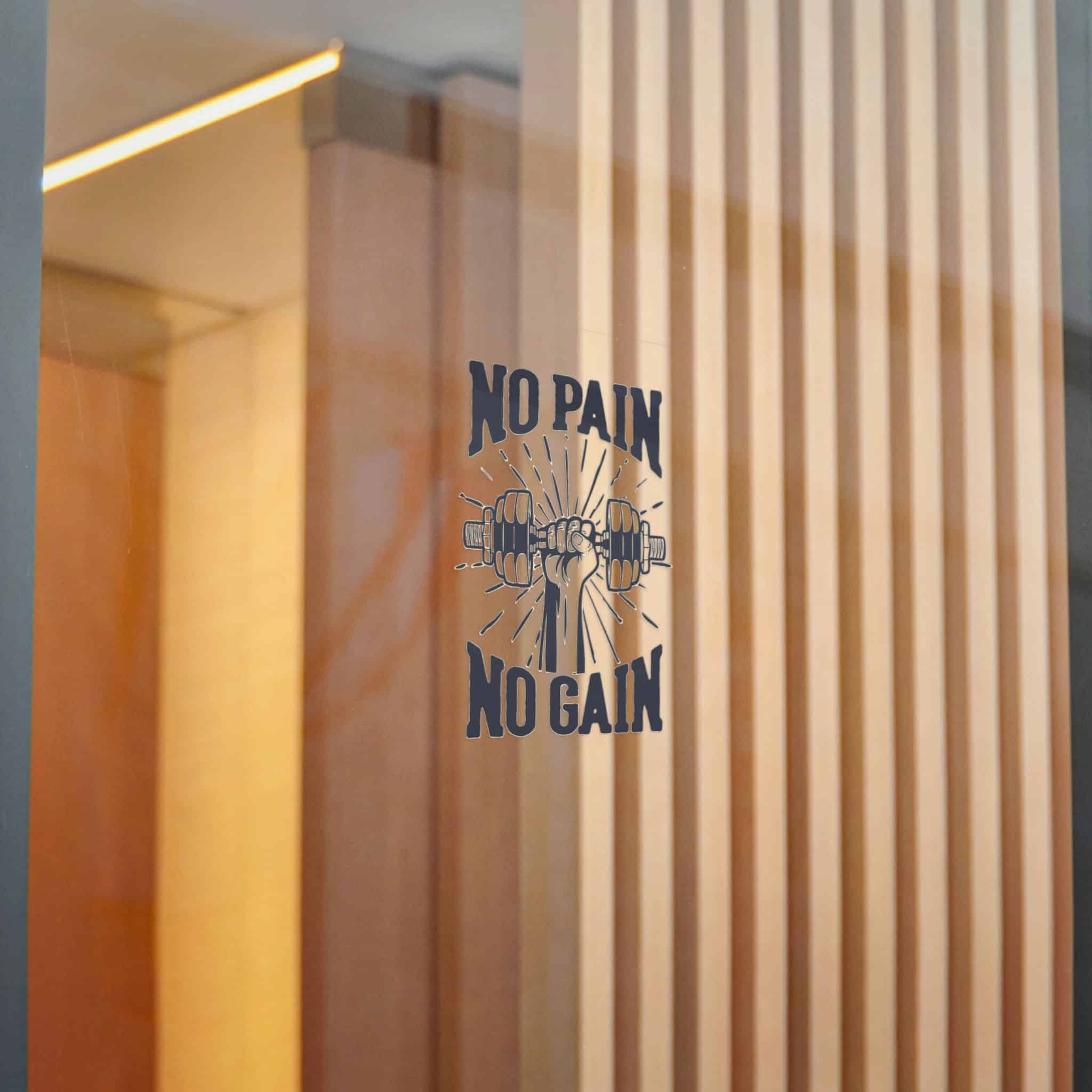 No Pain No Gain Copia Die Cut Stickers Dtf - Image 16