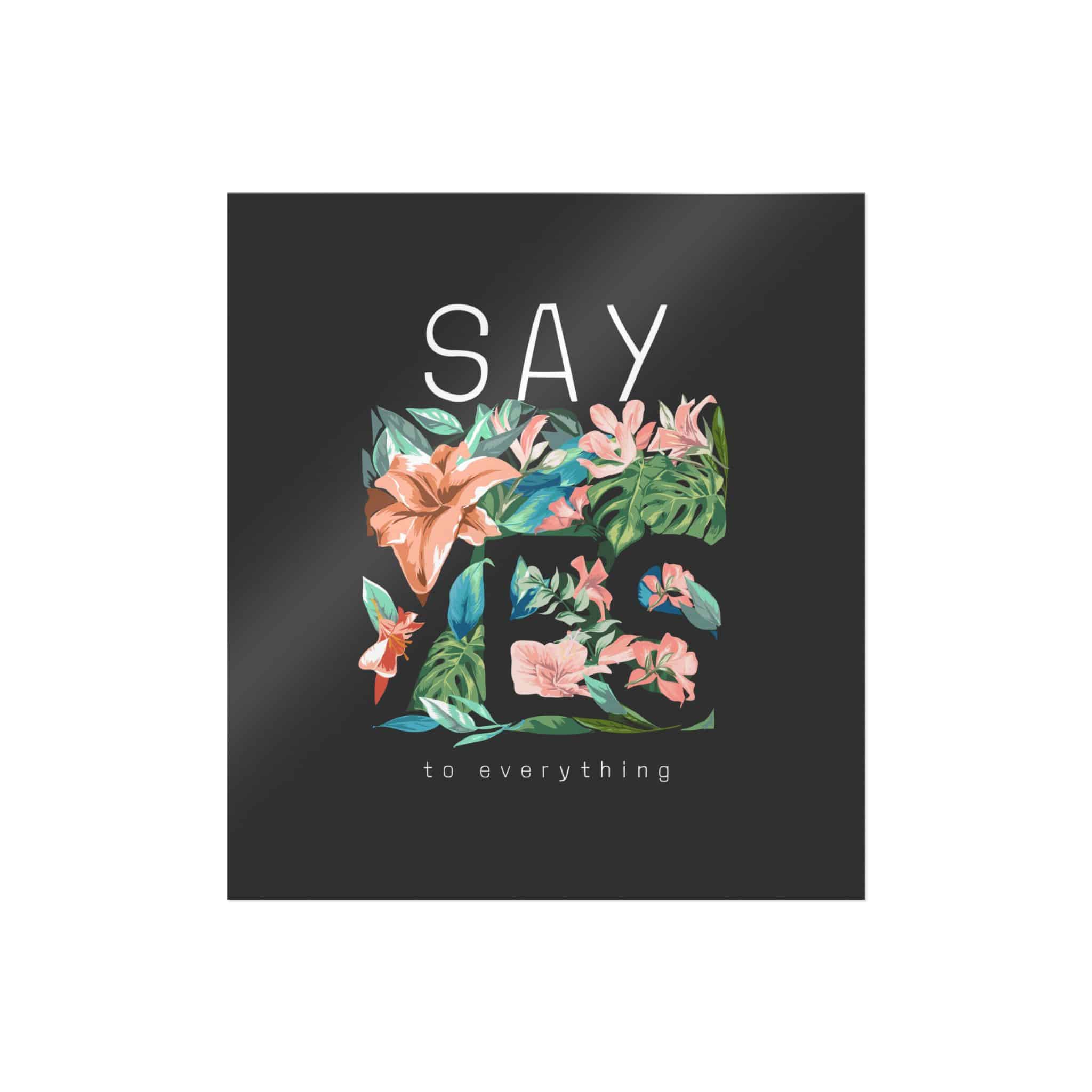 Say Yes Die Cut Stickers Dtf - Image 25