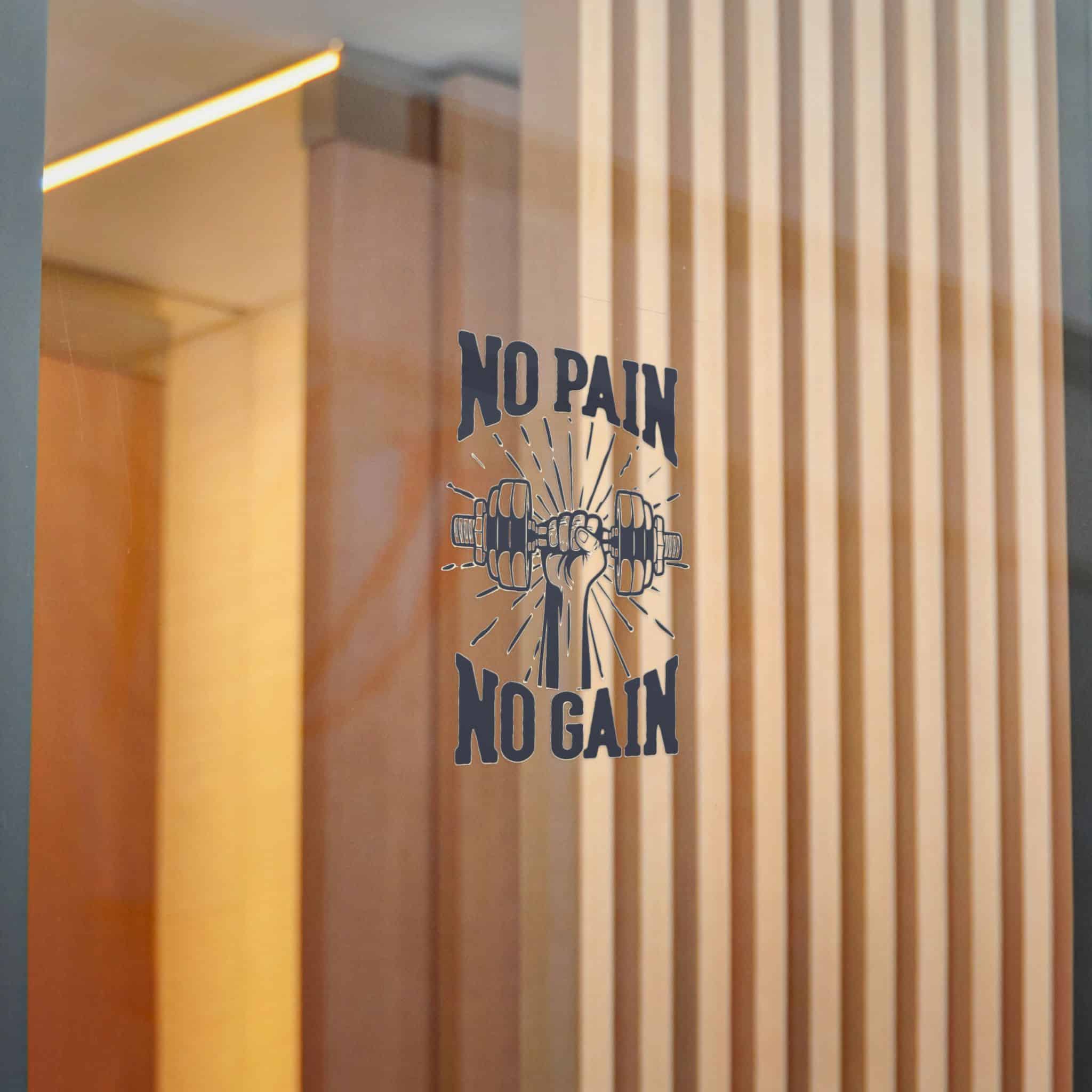 No Pain No Gain Copia Die Cut Stickers Dtf - Image 20