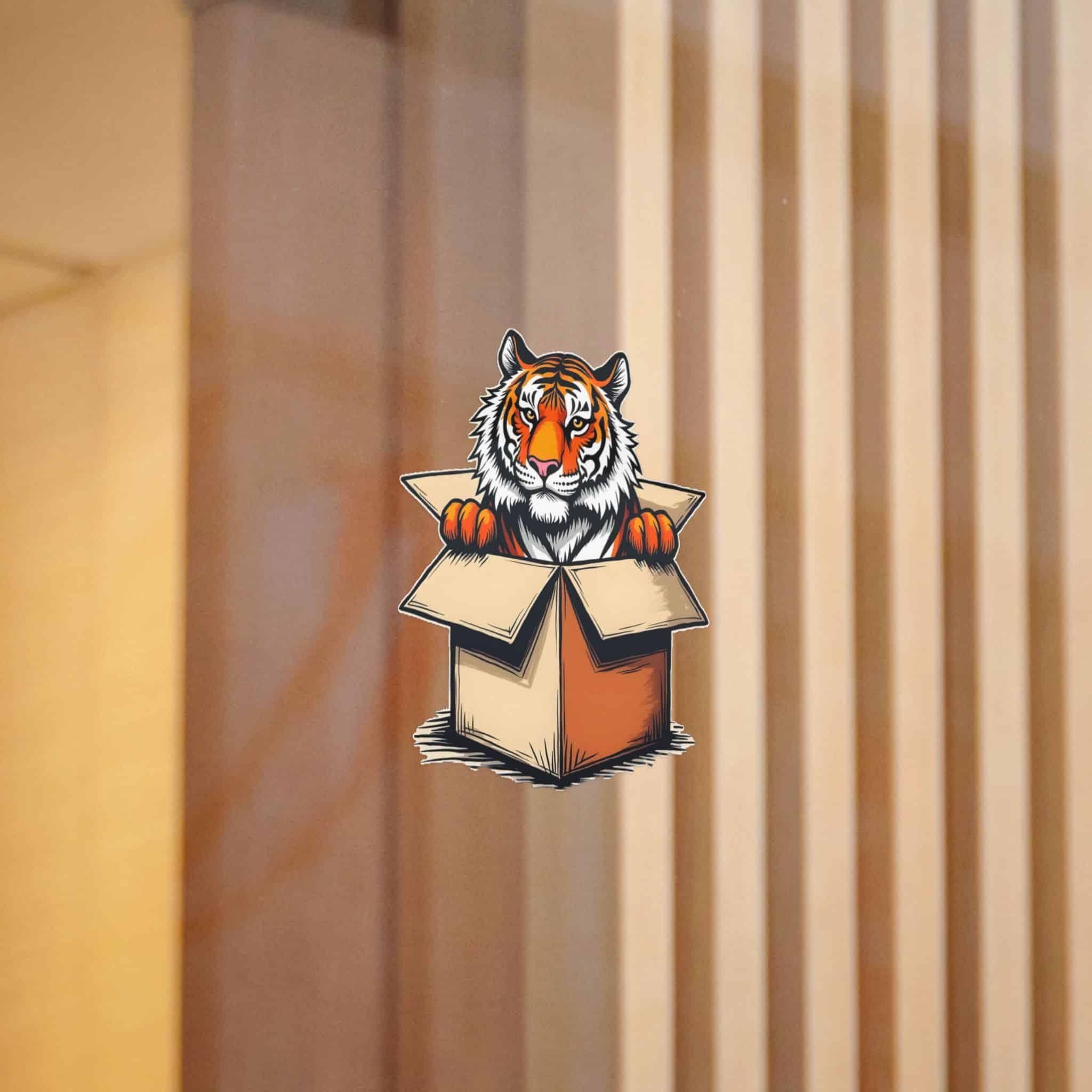 Tiger 2 Die Cut Stickers Dtf - Image 6