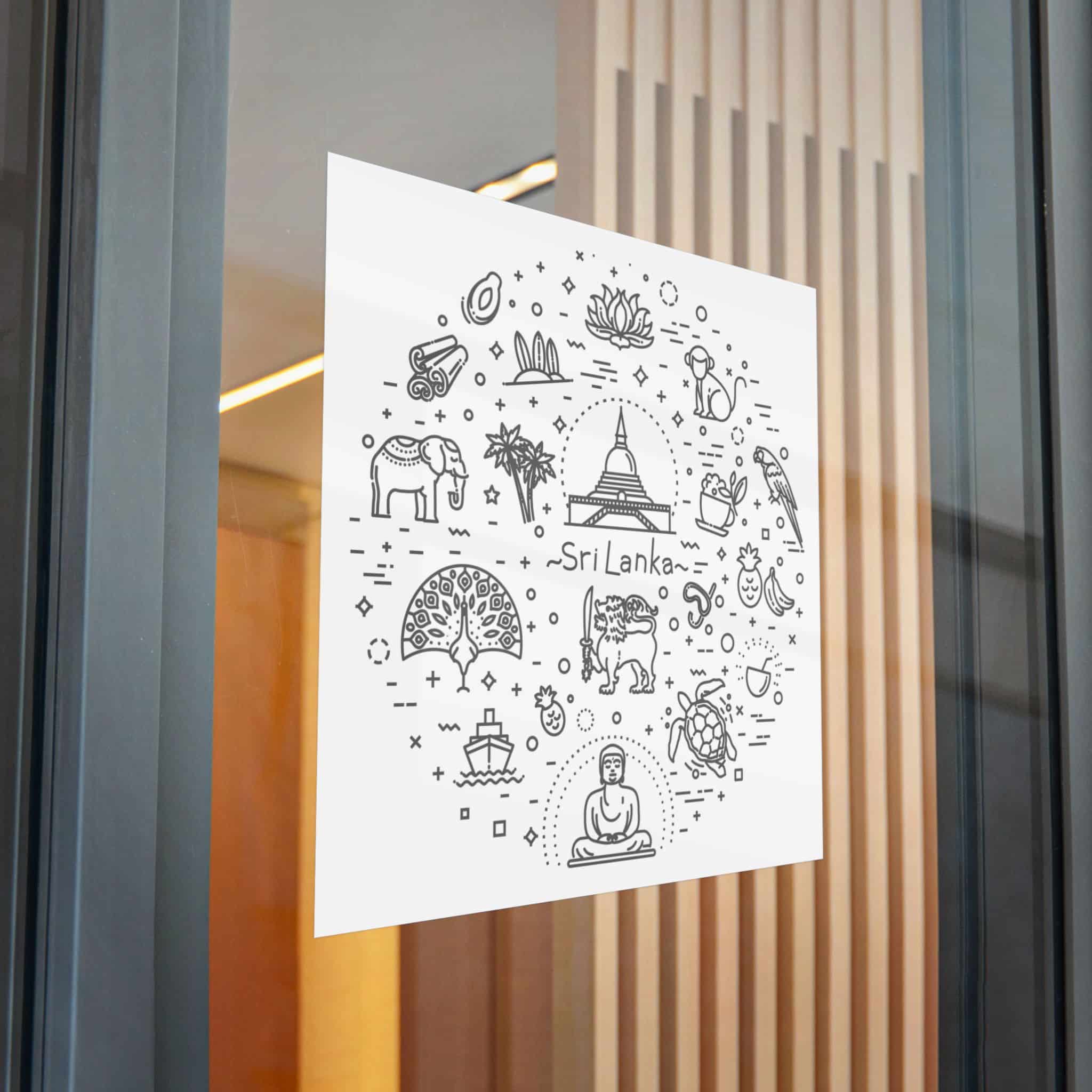 Sri Lanka Die Cut Stickers Dtf - Image 32