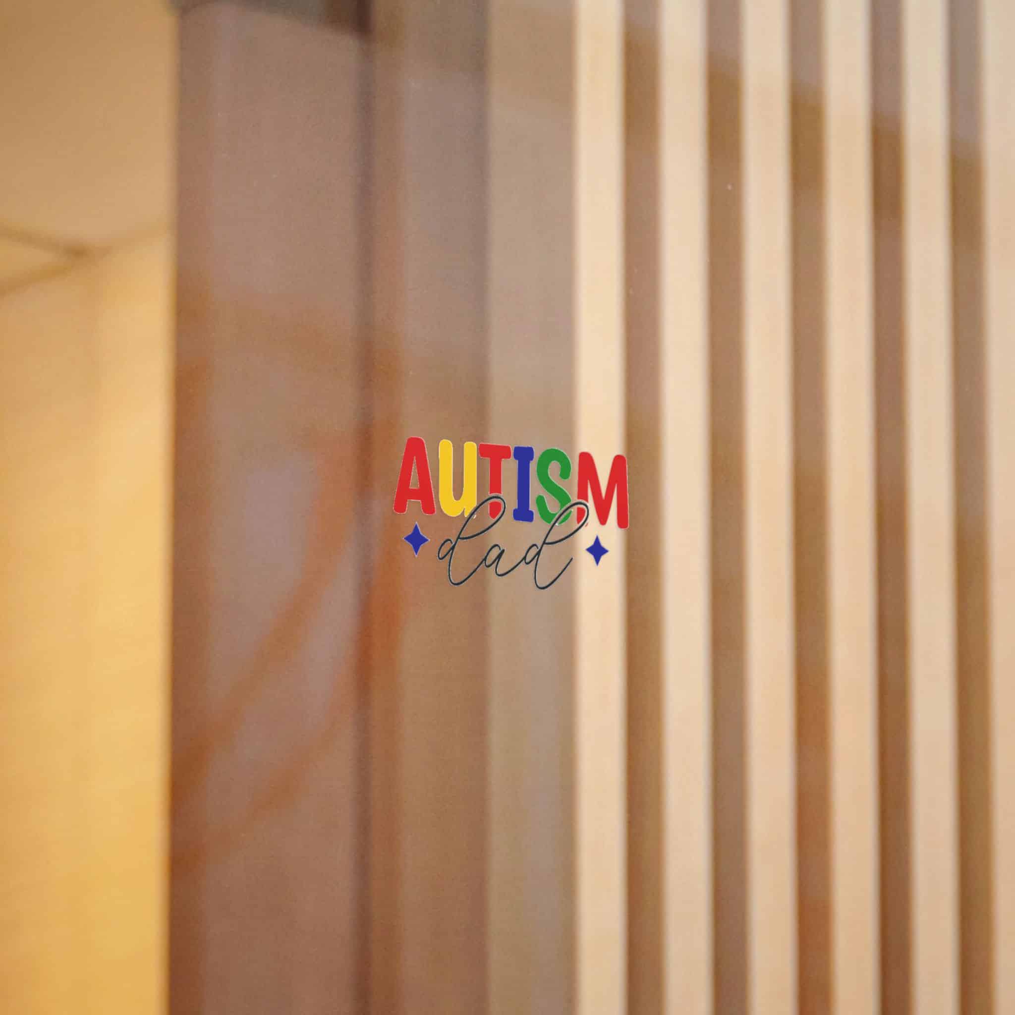 Autism Dad Die Cut Stickers Dtf - Image 4