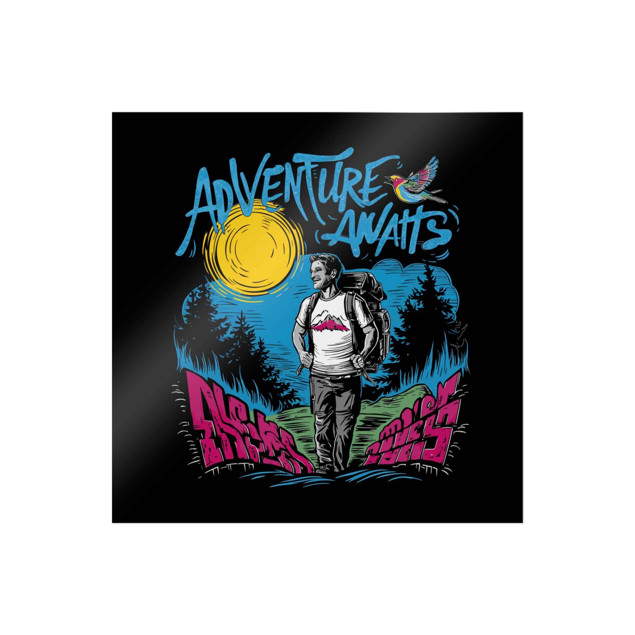 Adventure Awaits Die Cut Stickers Dtf - Image 11