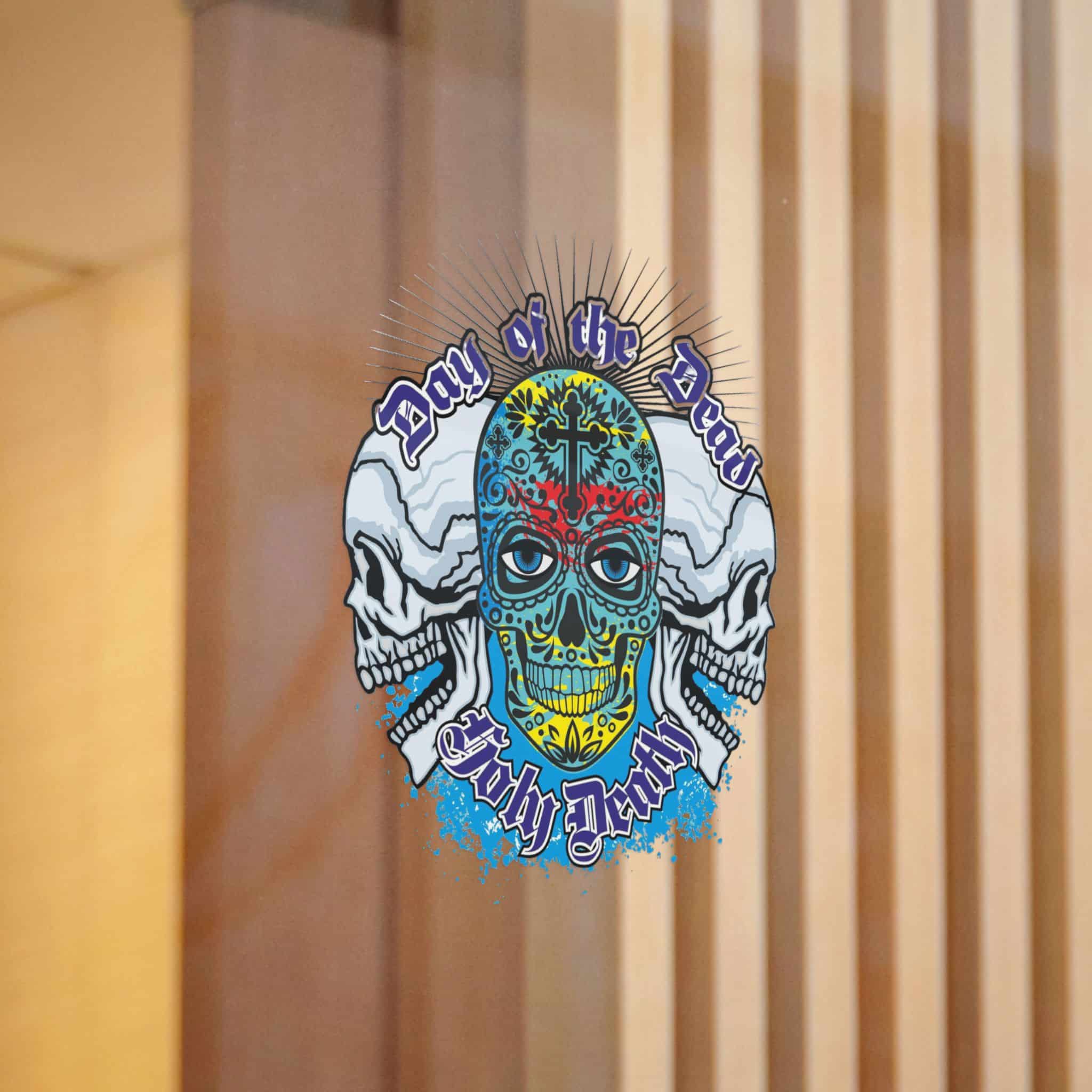 Holy Death Day Dead Mexican Sugar Skull Grunge Vintage Design T Shirts Die Cut Stickers Dtf - Image 12