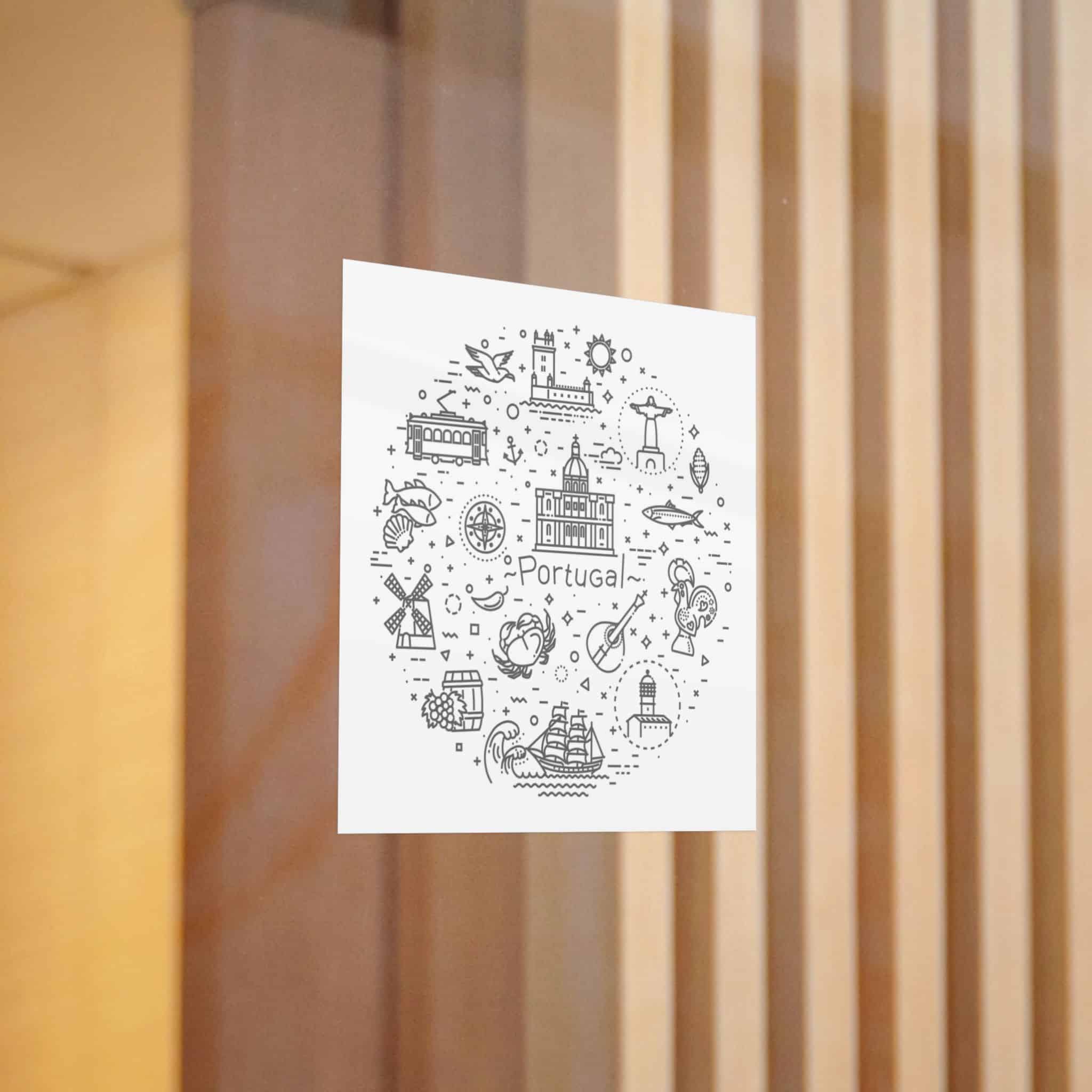 Portugal Die Cut Stickers Dtf - Image 6