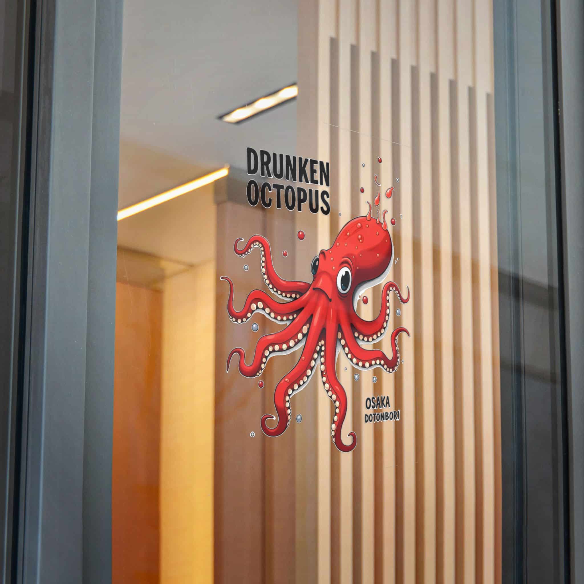 Osaka Drunken Octopus 1 Die Cut Stickers Dtf - Image 32