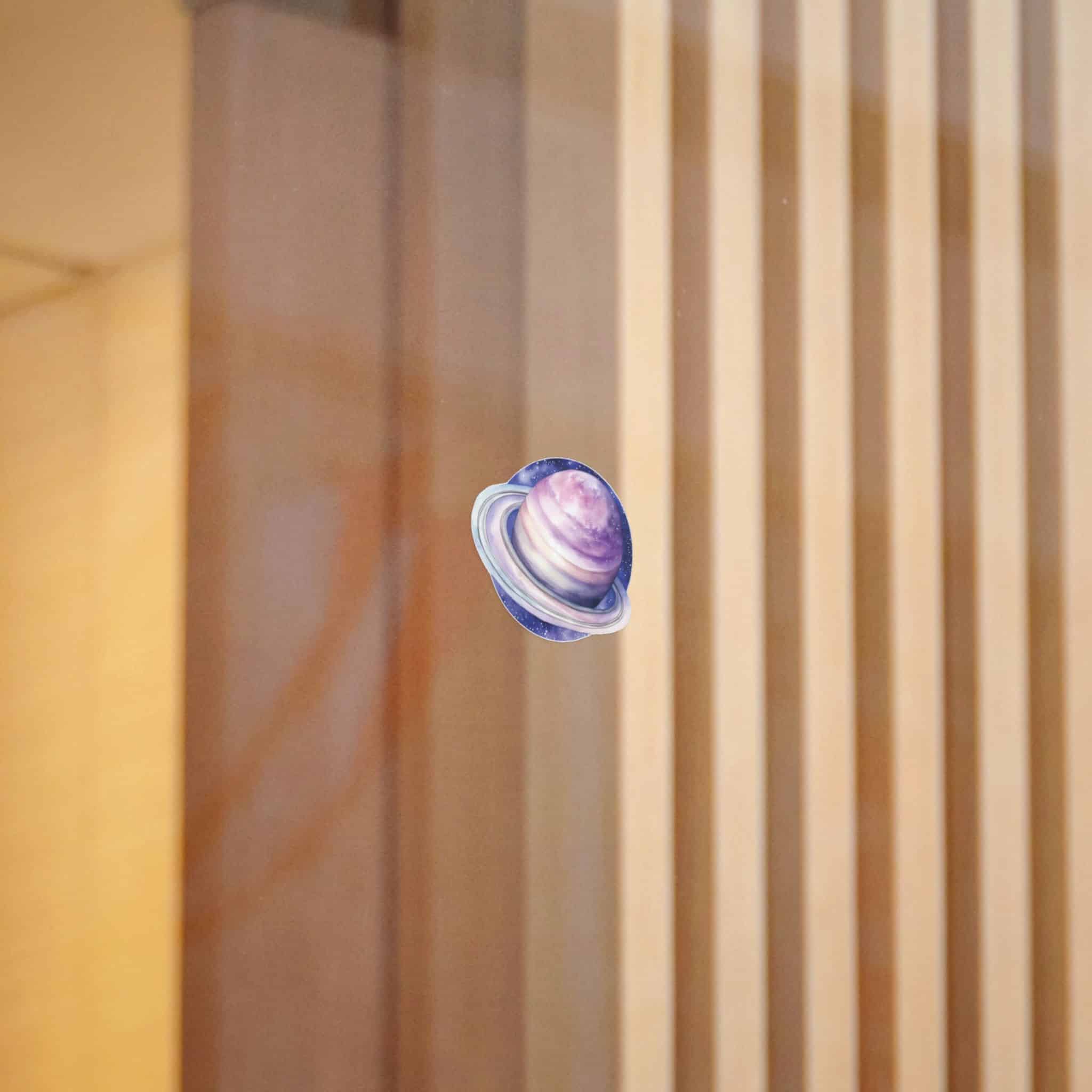 Saturn Planet Die Cut Stickers Dtf - Image 2