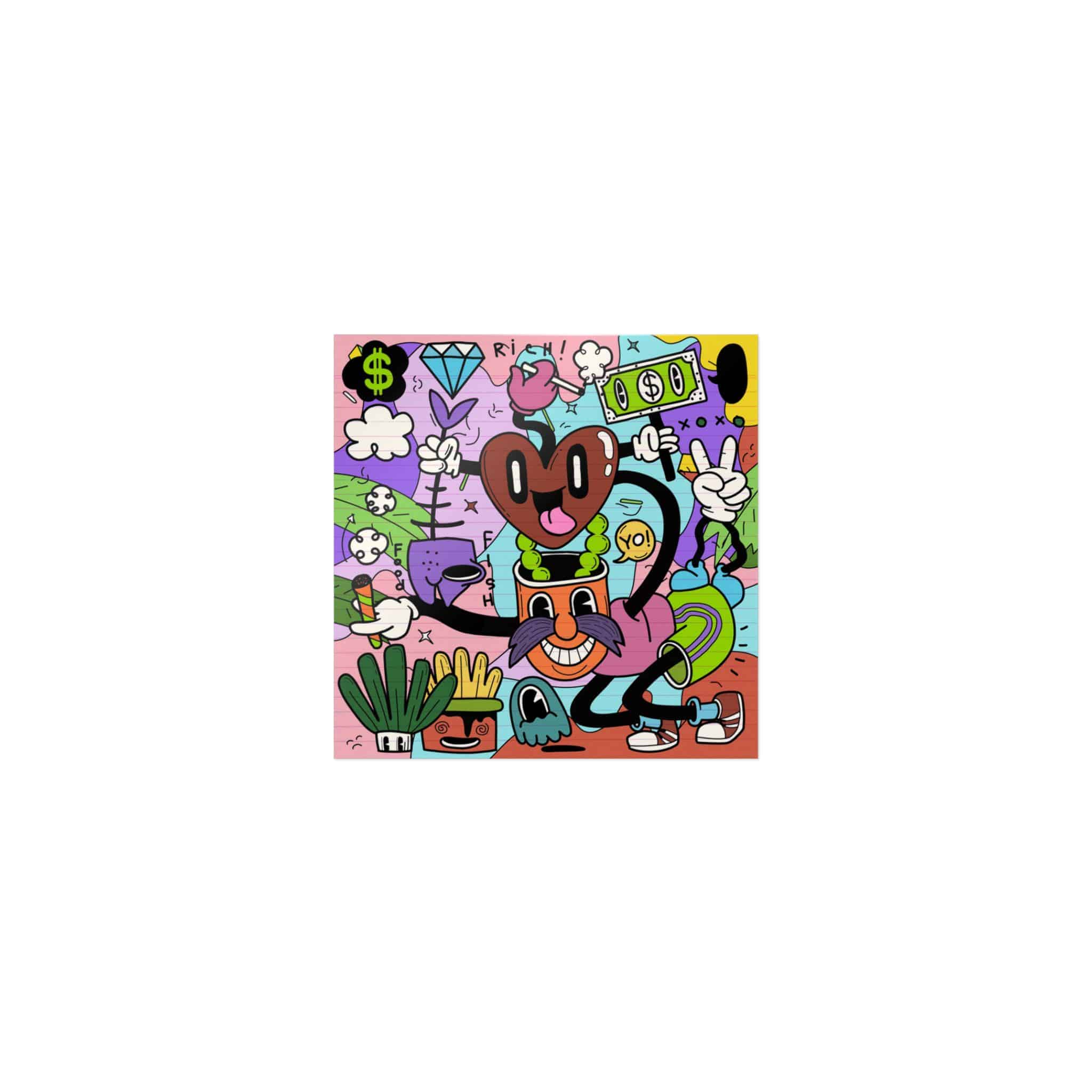 Funny Cute Comic Characters Die Cut Stickers Dtf - Image 9