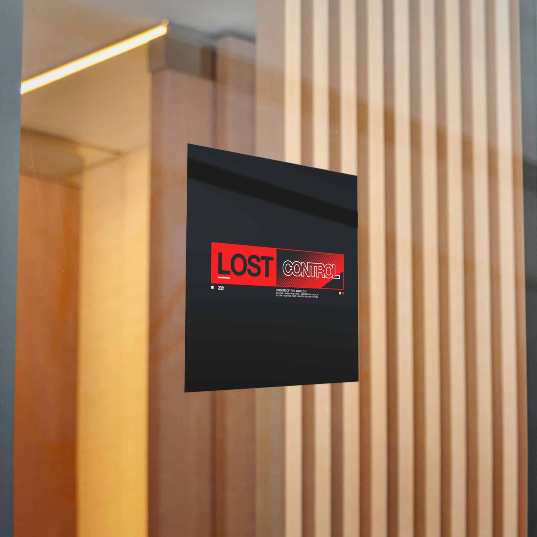 Lost Control Simple Vintage Fashion Die Cut Stickers Dtf - Image 16