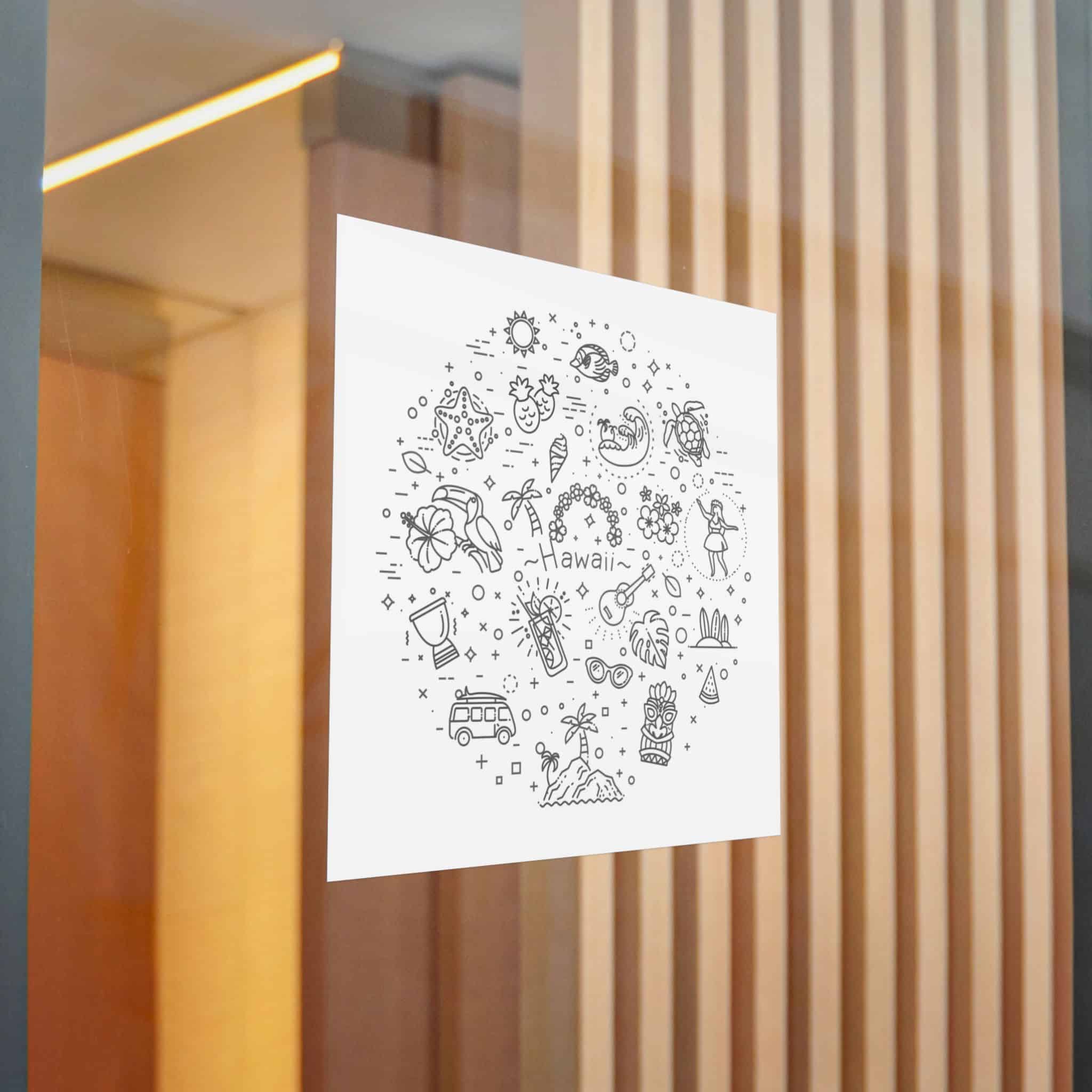 Hawaii Die Cut Stickers Dtf - Image 22