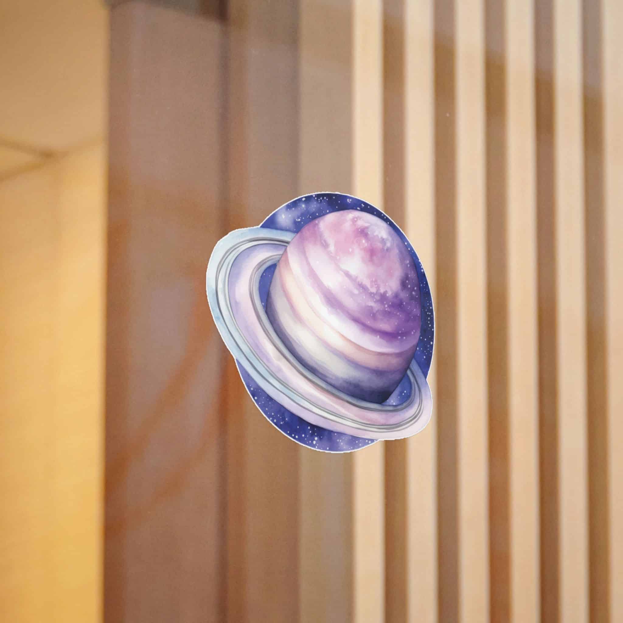 Saturn Planet Die Cut Stickers Dtf - Image 12