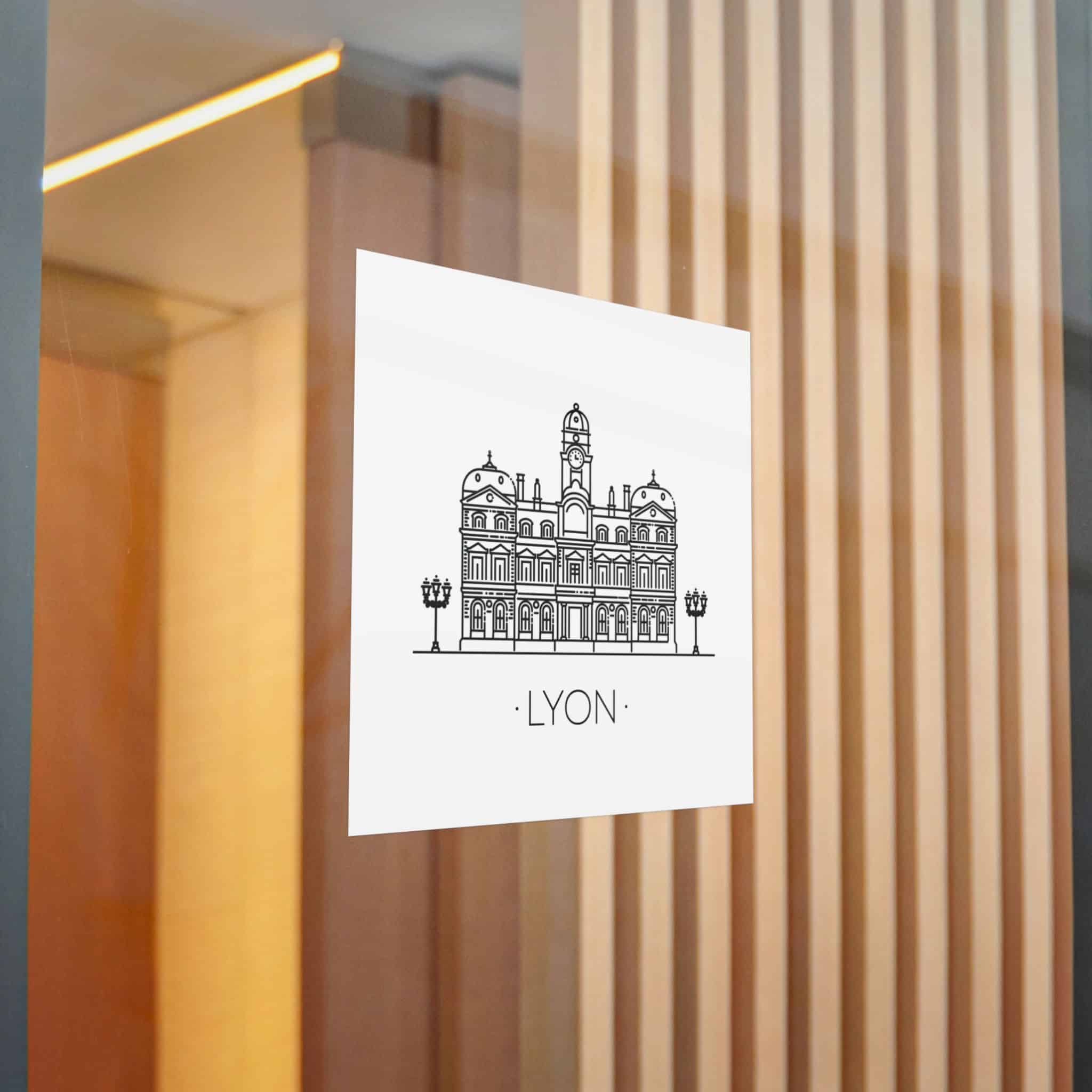 Lyon City Die Cut Stickers Dtf - Image 20