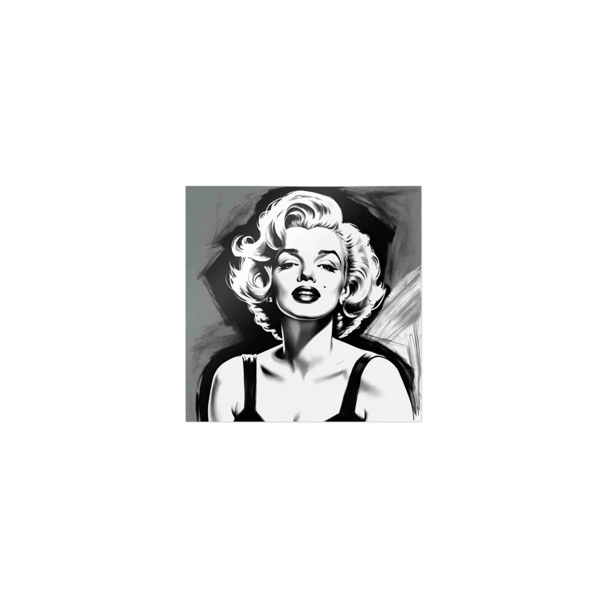 Marilyn Monroe Drawing Die Cut Stickers Dtf - Image 9