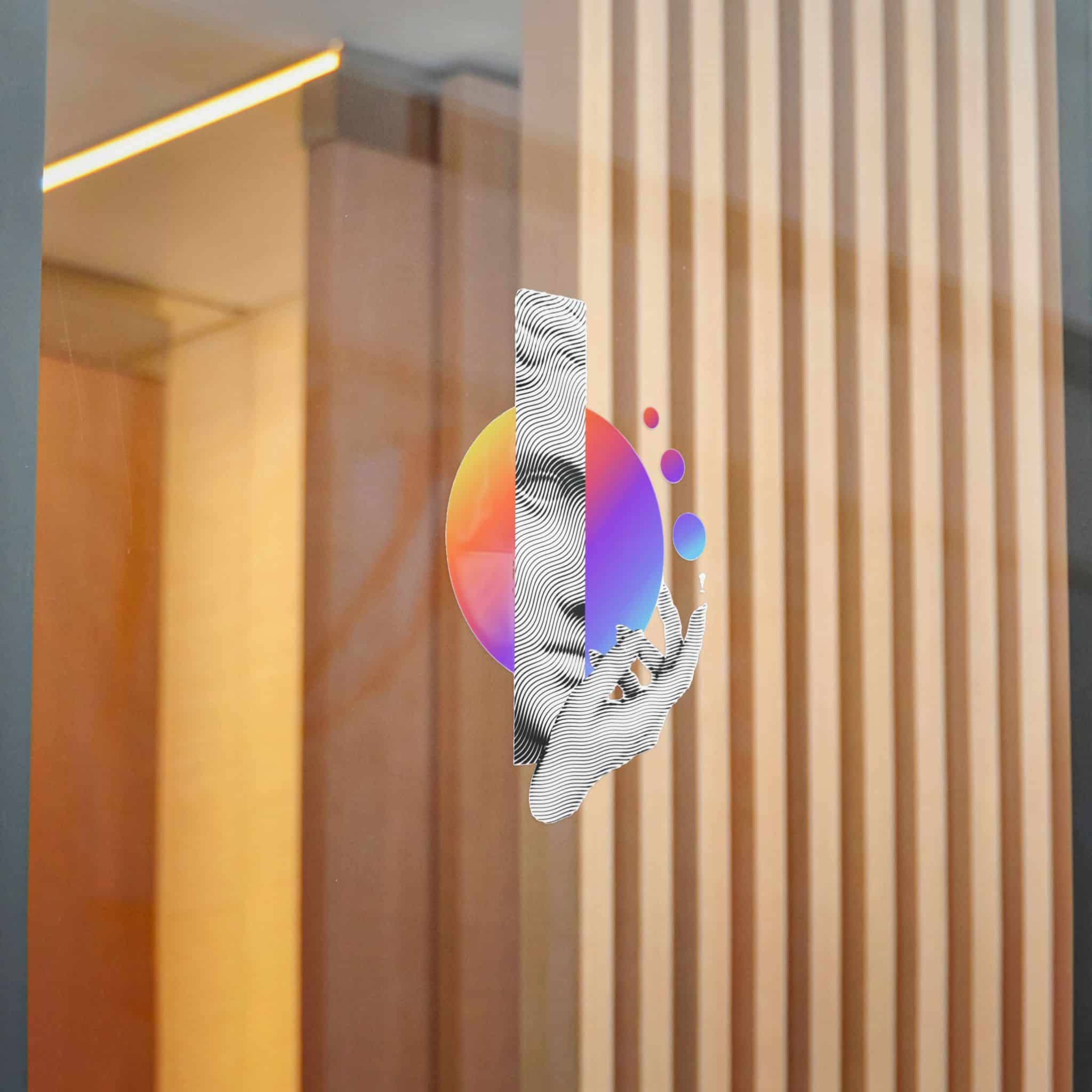 Greece Modern Face With Contemporary Element Die Cut Stickers Dtf - Image 22