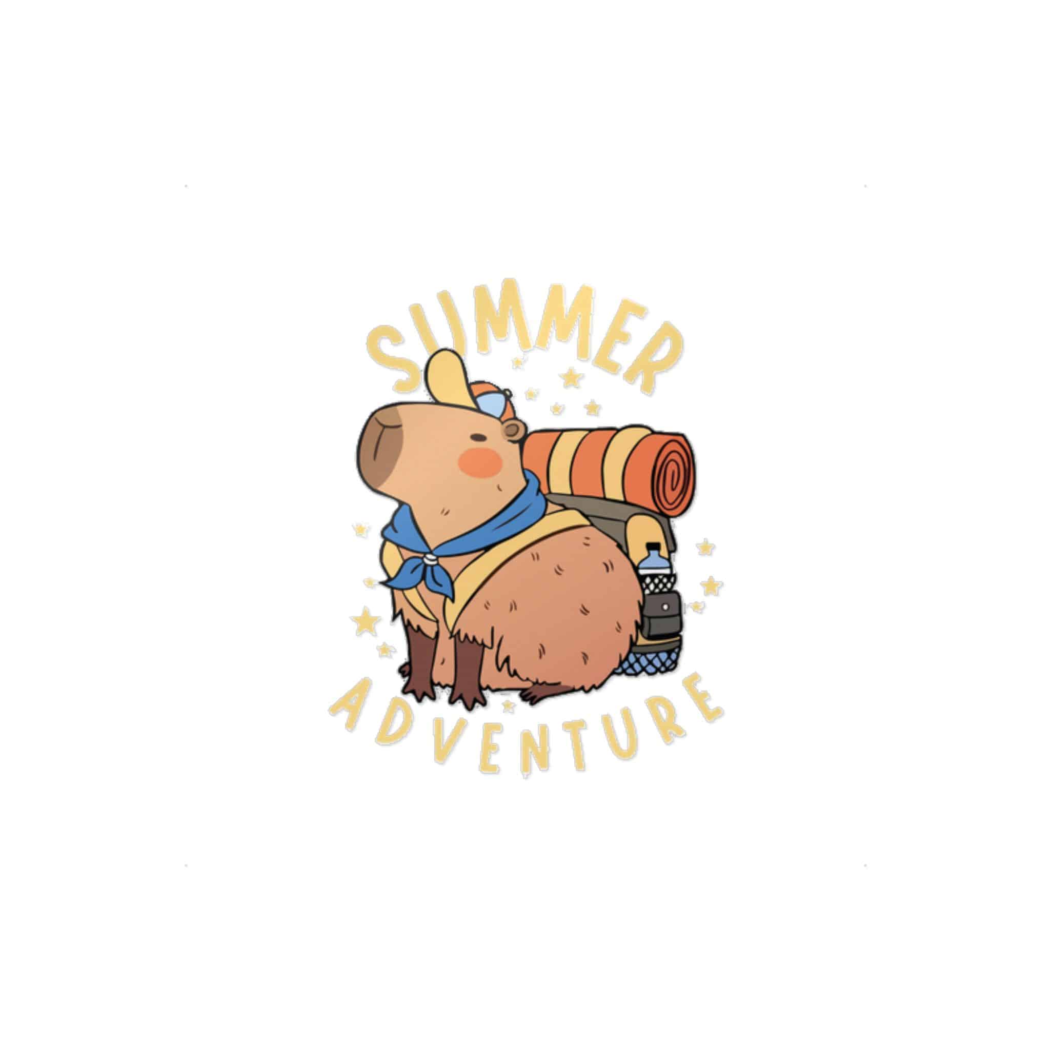 Summer Adventure Die Cut Stickers Dtf