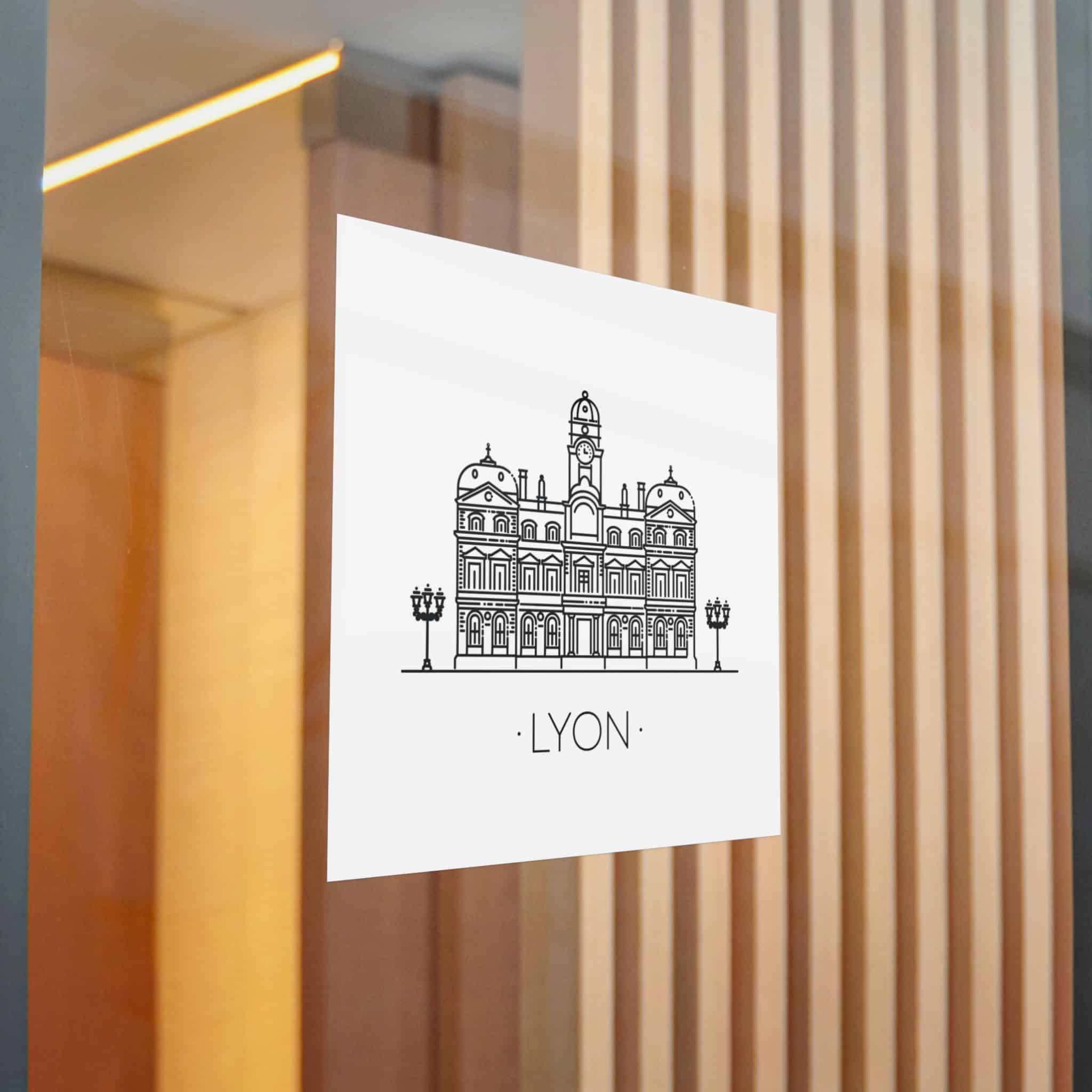Lyon City Die Cut Stickers Dtf - Image 22