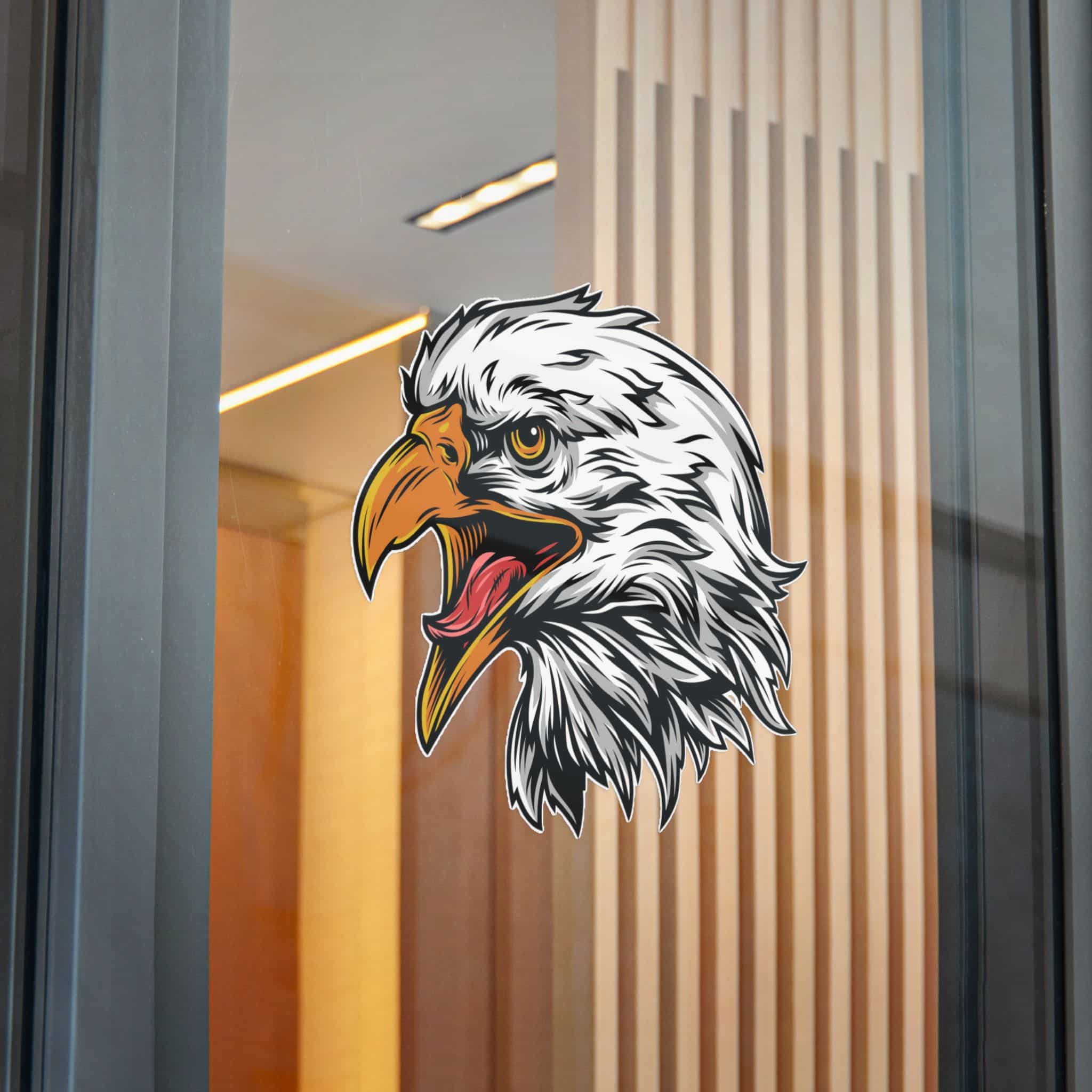 Vintage Eagle Head Mascot Die Cut Stickers Dtf - Image 32